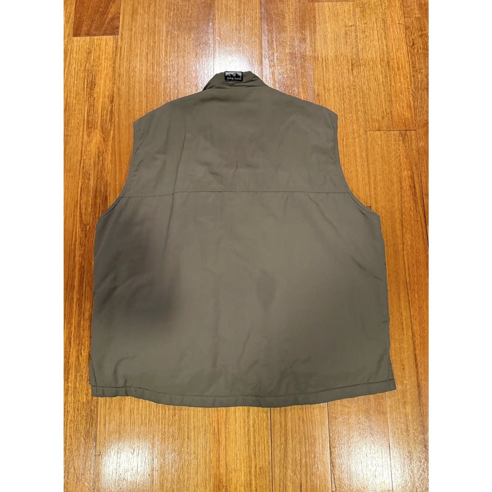 Eddie Bauer Eddie Bauer Mens Khaki Fishermans Vest Green 2XL Size US XXL / EU 58 / 5 - 5 Thumbnail