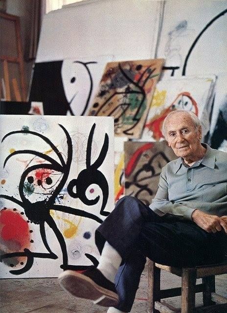 Art Comes First Vintage Thrashed Joan Miro Successio Artwork Size US M / EU 48-50 / 2 - 6 Thumbnail