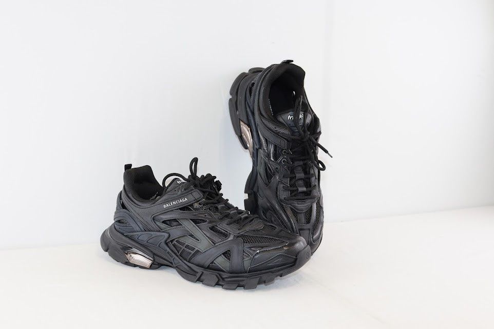 Balenciaga o1rshd1 Track .2 Open Sneakers in Black Size US 14 / EU 47 - 10 Thumbnail