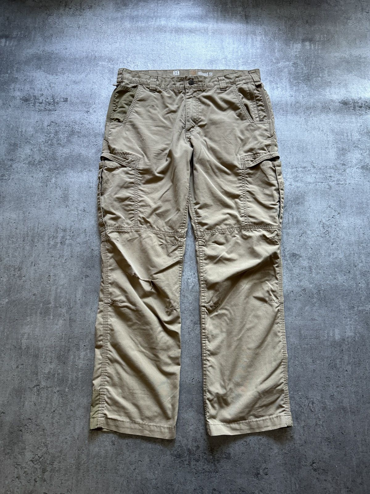 Carhartt × Vintage Carhartt wokrwear pants baggy logo vintage thrashed kanye Size US 36 / EU 52 - 8 Thumbnail