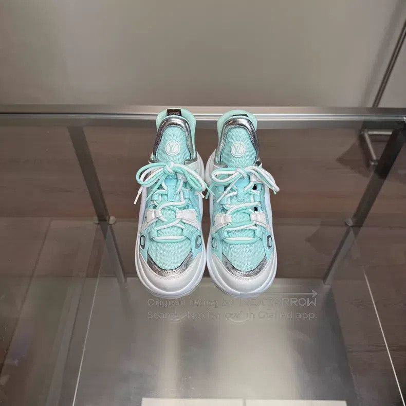 Louis Vuitton Louis Vuitton Archlight 1.0 Mint Green shoes Size US 8 / IT 38 - 6 Thumbnail