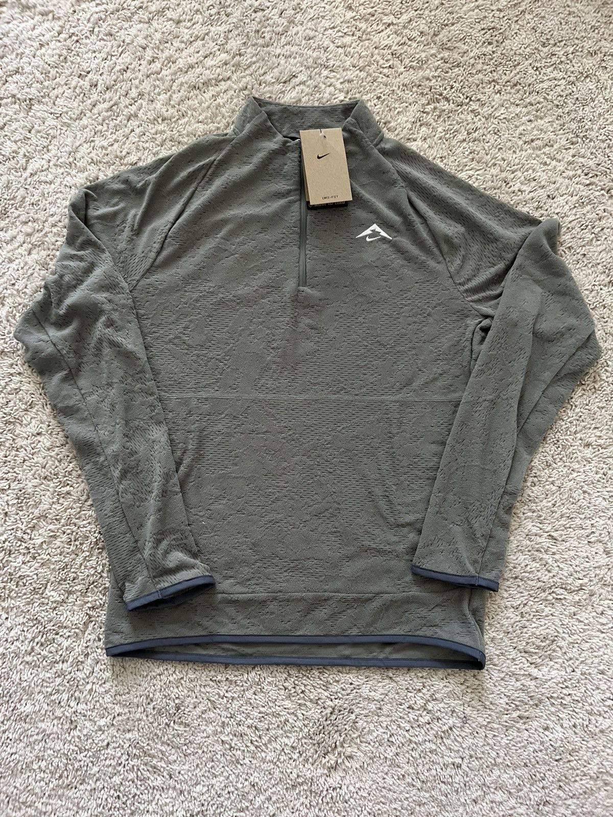 Nike Nike Trail Men's Dri-FIT 1/2-Zip Midlayer Running Top Size US M / EU 48-50 / 2 - 6 Thumbnail