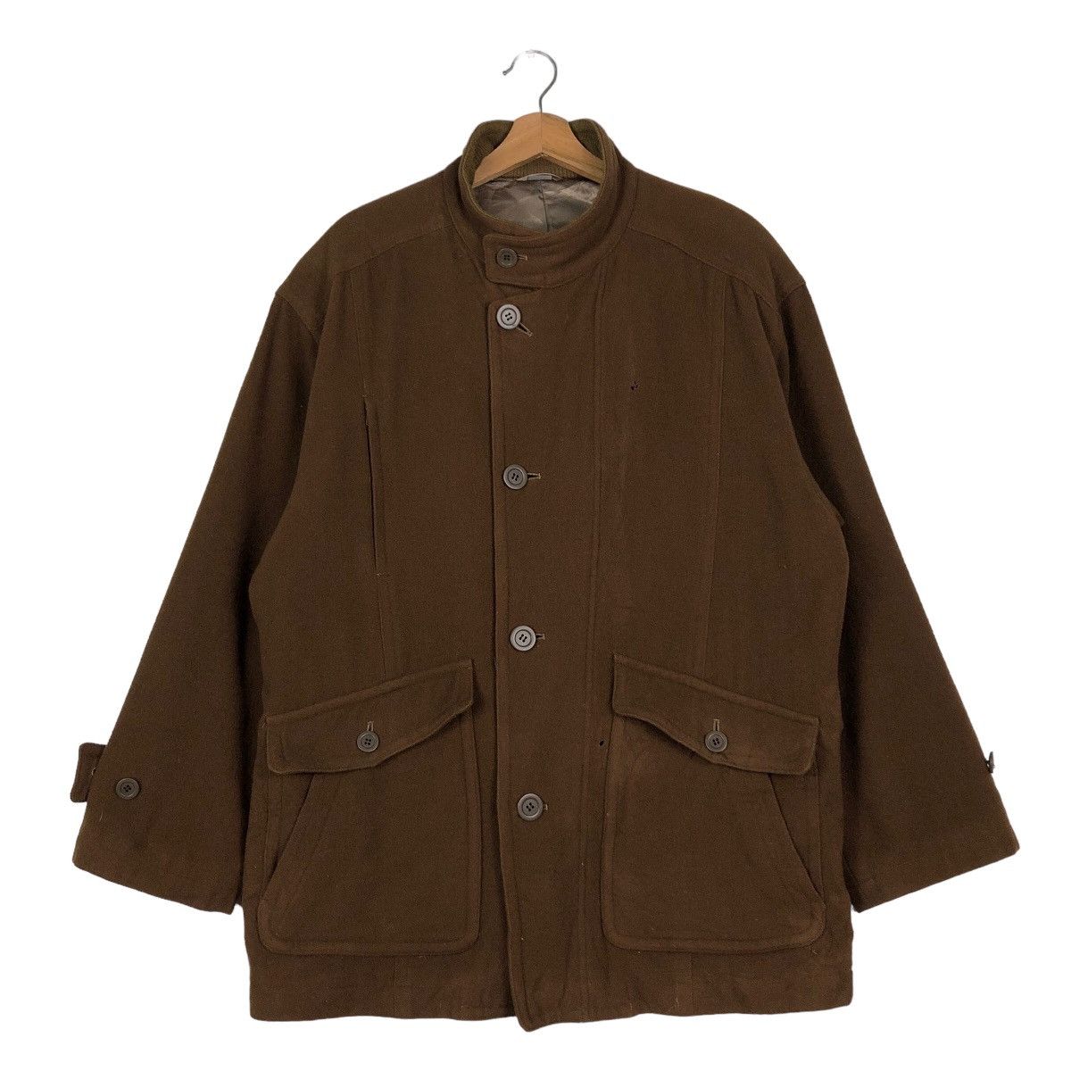 Issey Miyake 🔥VINTAGE WOOL JACKET INTERMEZZO ISSEY MIYAKE JAPAN Size US L / EU 52-54 / 3 - 1 Thumbnail