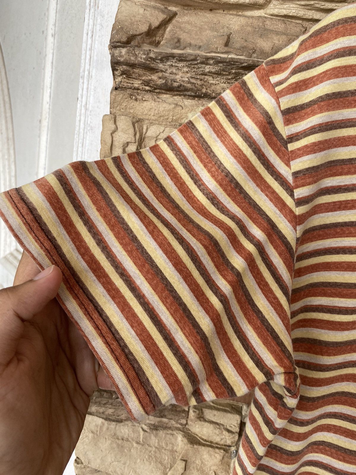 Vintage Vintage Hai Sporting Gear Issey Miyake Stripe Tees Size US L / EU 52-54 / 3 - 2 Thumbnail