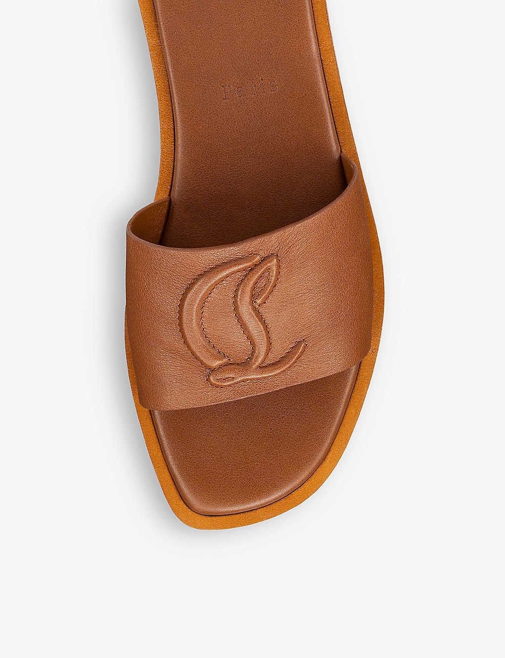 Christian Louboutin oc11z0625 Sandals in Brown Size US 6.5 / IT 36.5 - 3 Thumbnail