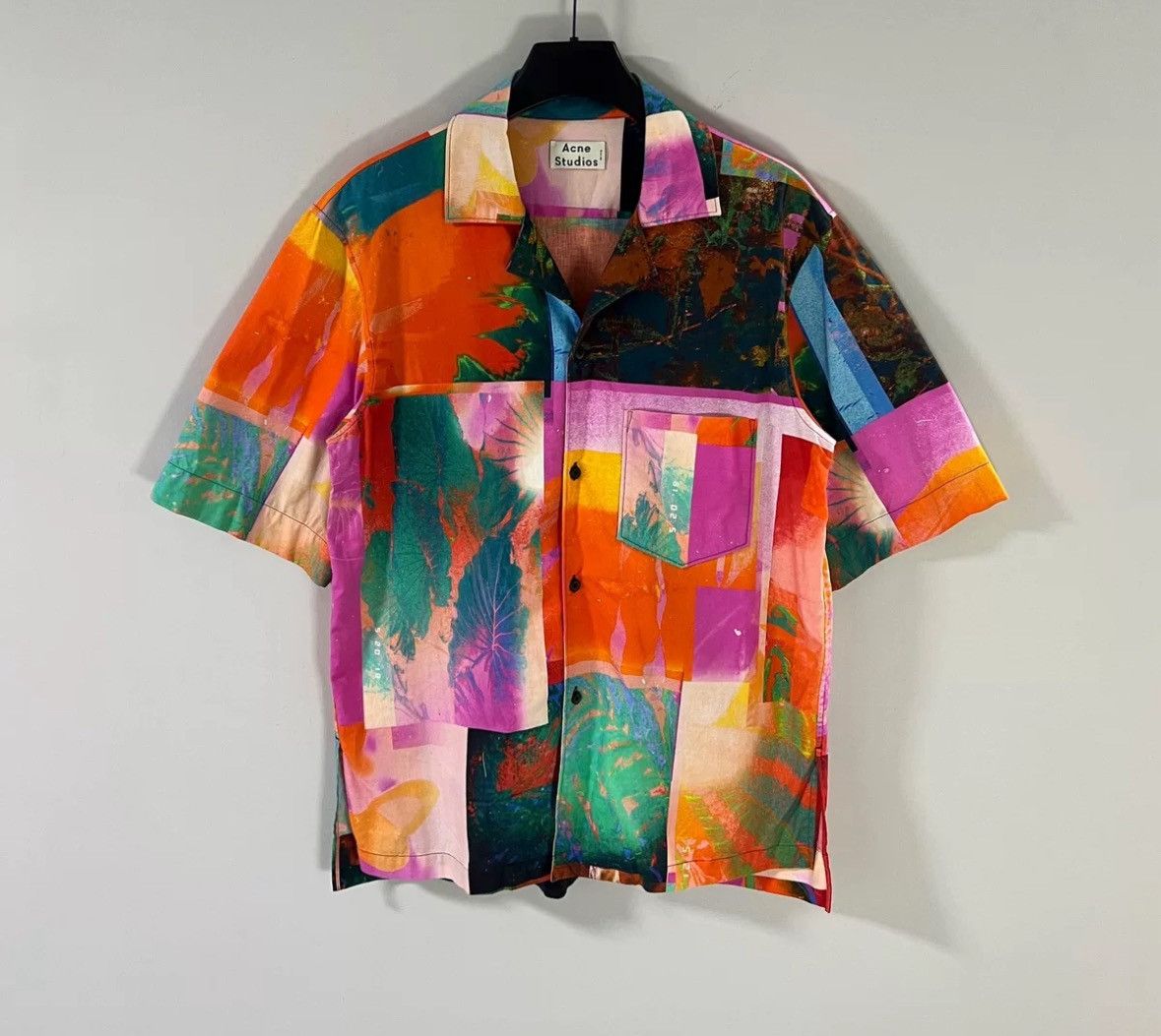 Acne Studios Acne Studios Plant Pattern Shirt Size US M / EU 48-50 / 2 - 1 Thumbnail