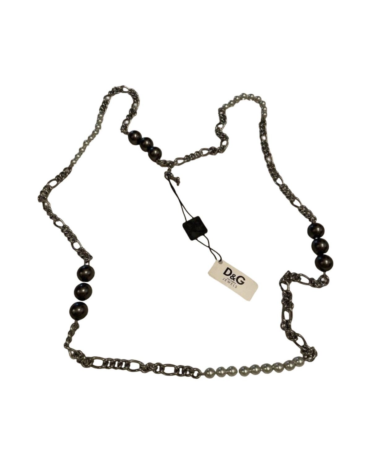 Dolce & Gabbana Double Layered Black Pearl Necklace Size ONE SIZE - 2 Thumbnail