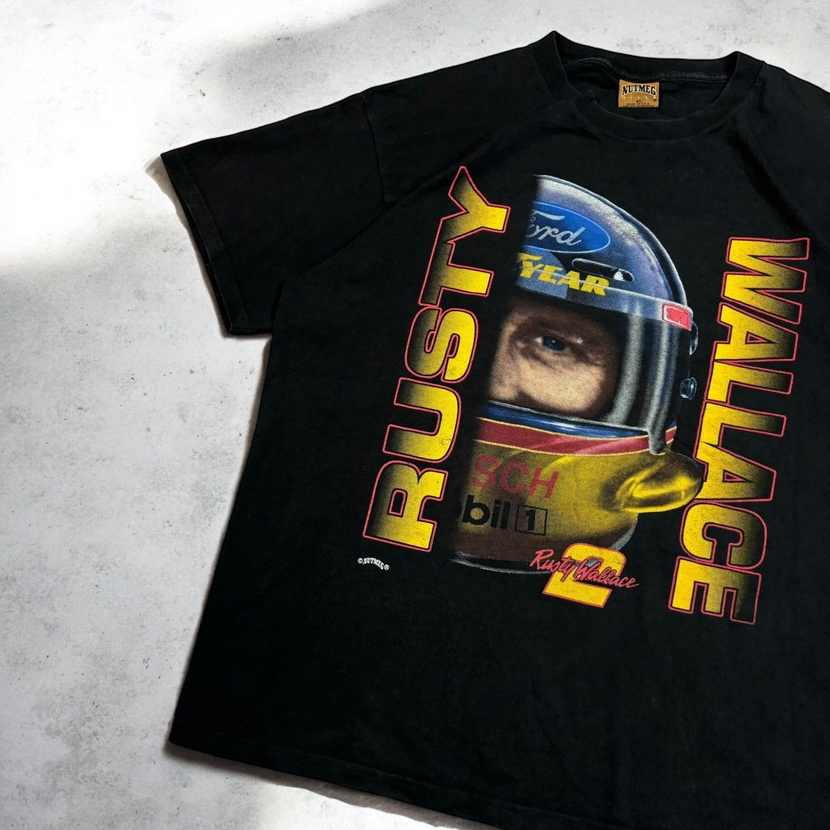 Nutmeg Vintage Nutmeg Graphic Tee Nascar Boxy Fit Size US XL / EU 56 / 4 - 3 Thumbnail