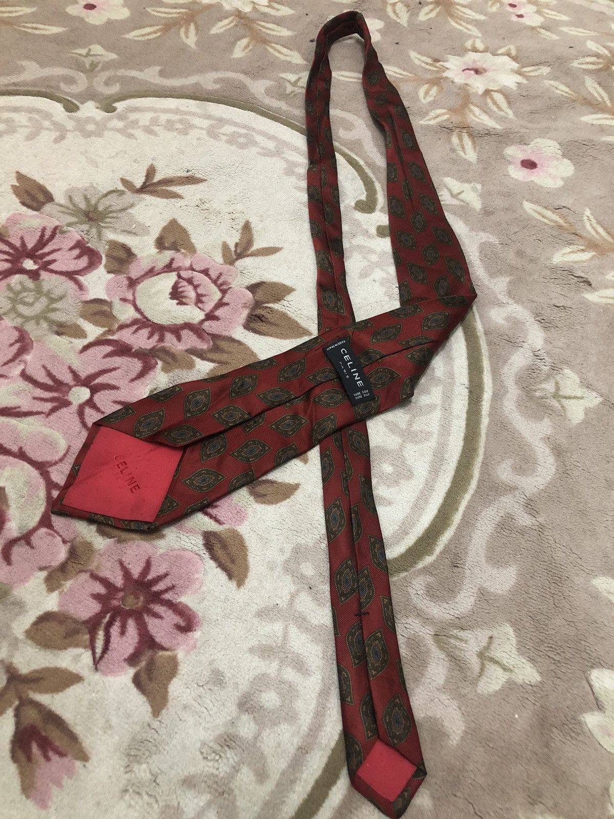 Celine × Vintage Necktie celine made in spain Size ONE SIZE - 6 Thumbnail