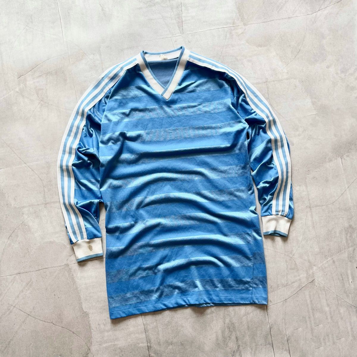 Adidas 80s Adidas West Germany Stripped Longsleeve Football Jersey Size US M / EU 48-50 / 2 - 1 Thumbnail
