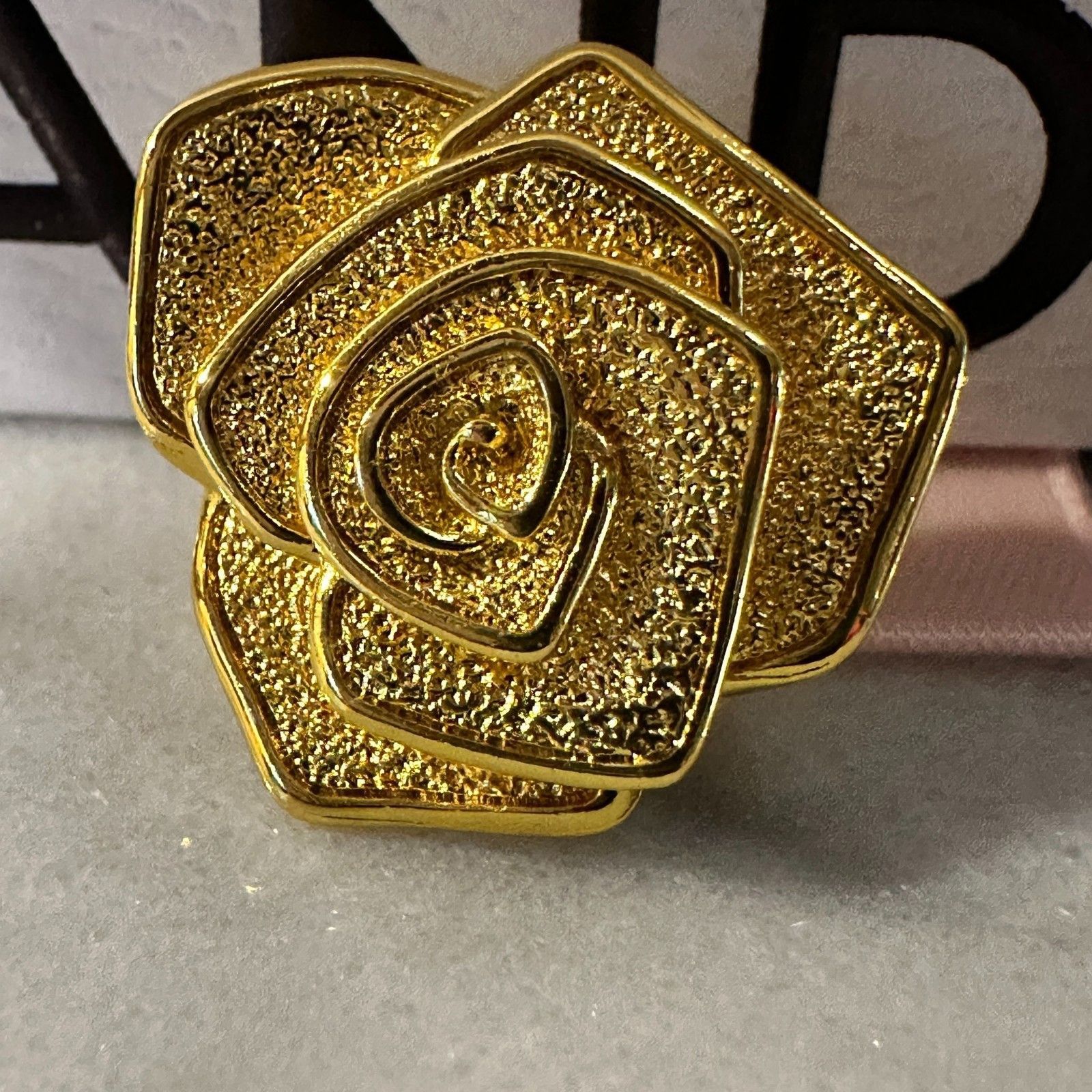 pandora Authentic PANDORA Gold Plated Rose in Bloom Oversized Charm Size ONE SIZE - 5 Thumbnail