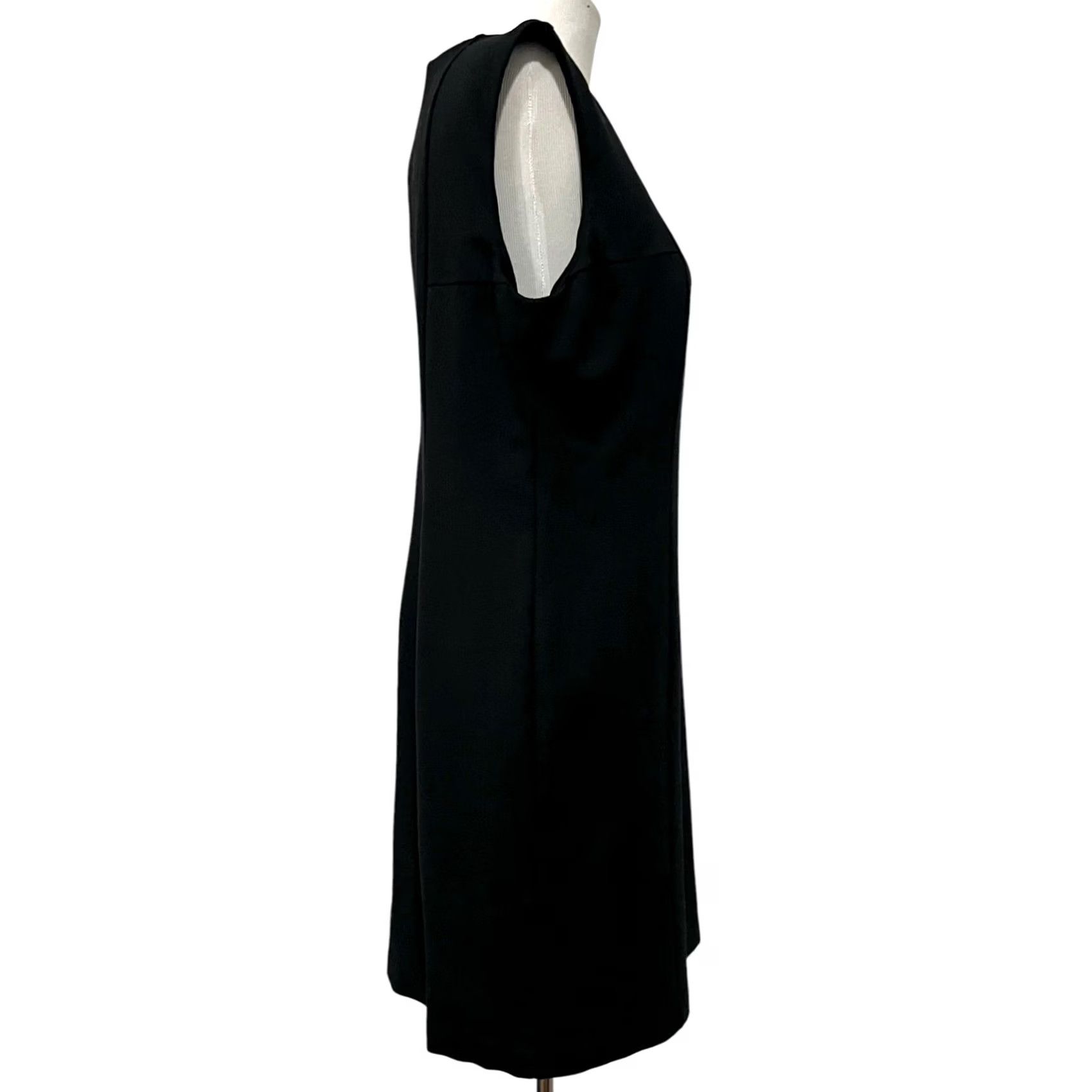 Vintage Chico’s So Slimming Jackie Sheath Dress Black Size 12 Classic Hidden Shaping Knee Length Womens Slimming Dress Size XL / US 12-14 / IT 48-50 - 5 Thumbnail