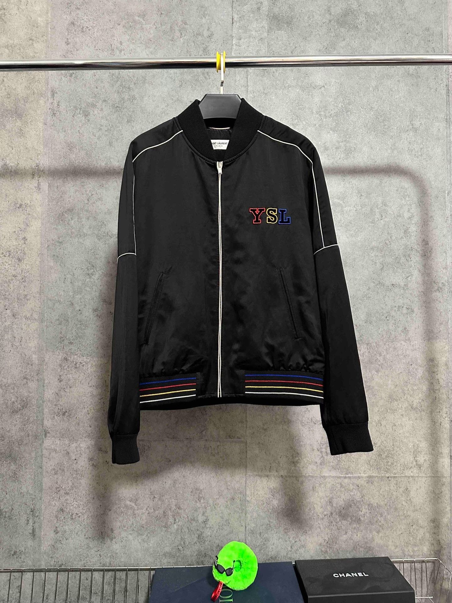 Saint Laurent Paris Saint Laurent Black Bomber Jacket Size US M / EU 48-50 / 2 - 1 Thumbnail