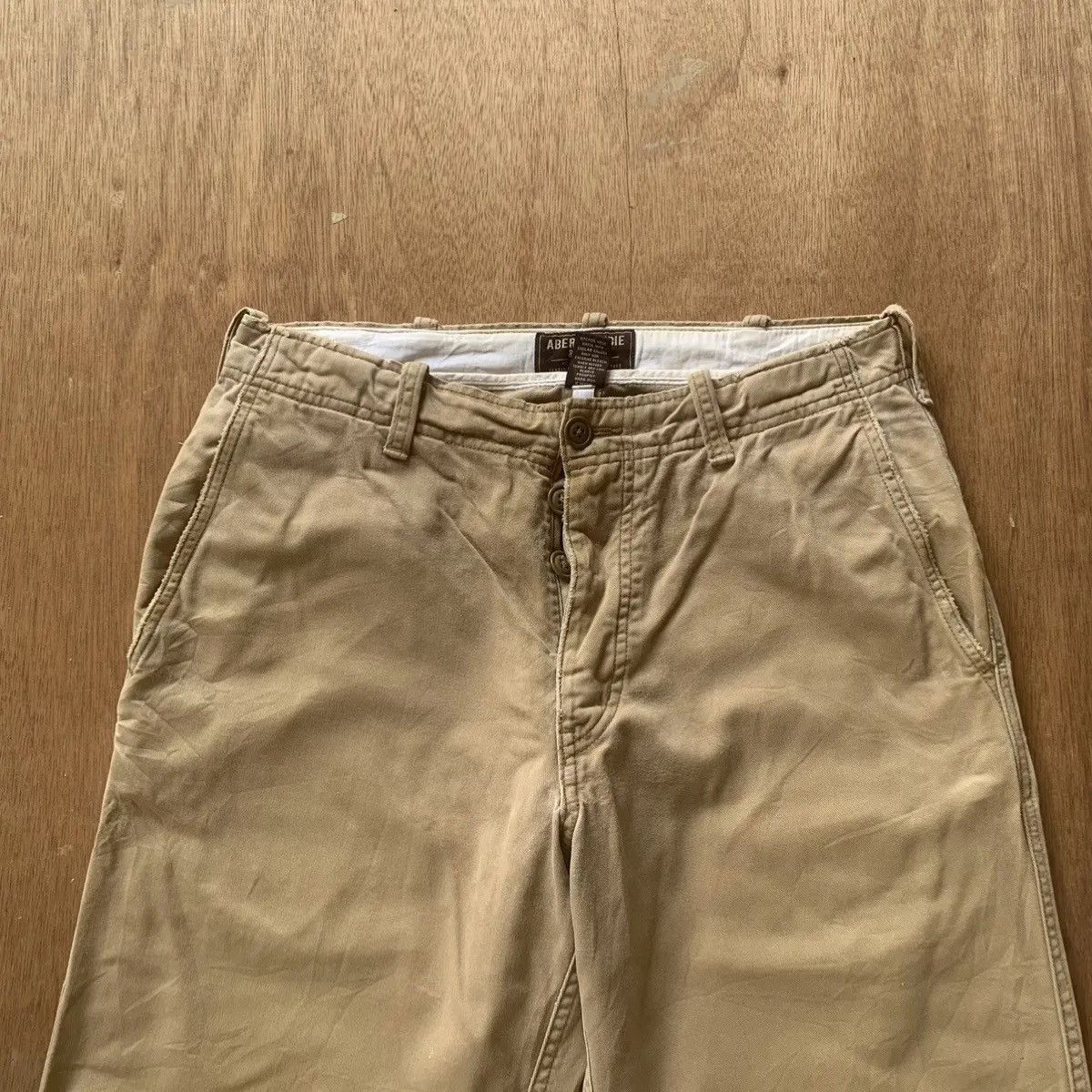 Abercrombie & Fitch ABERCROMBIE & FITCH TROUSERS BLANK BUTTON FLY BAGGY PANTS Size US 30 / EU 46 - 2 Thumbnail