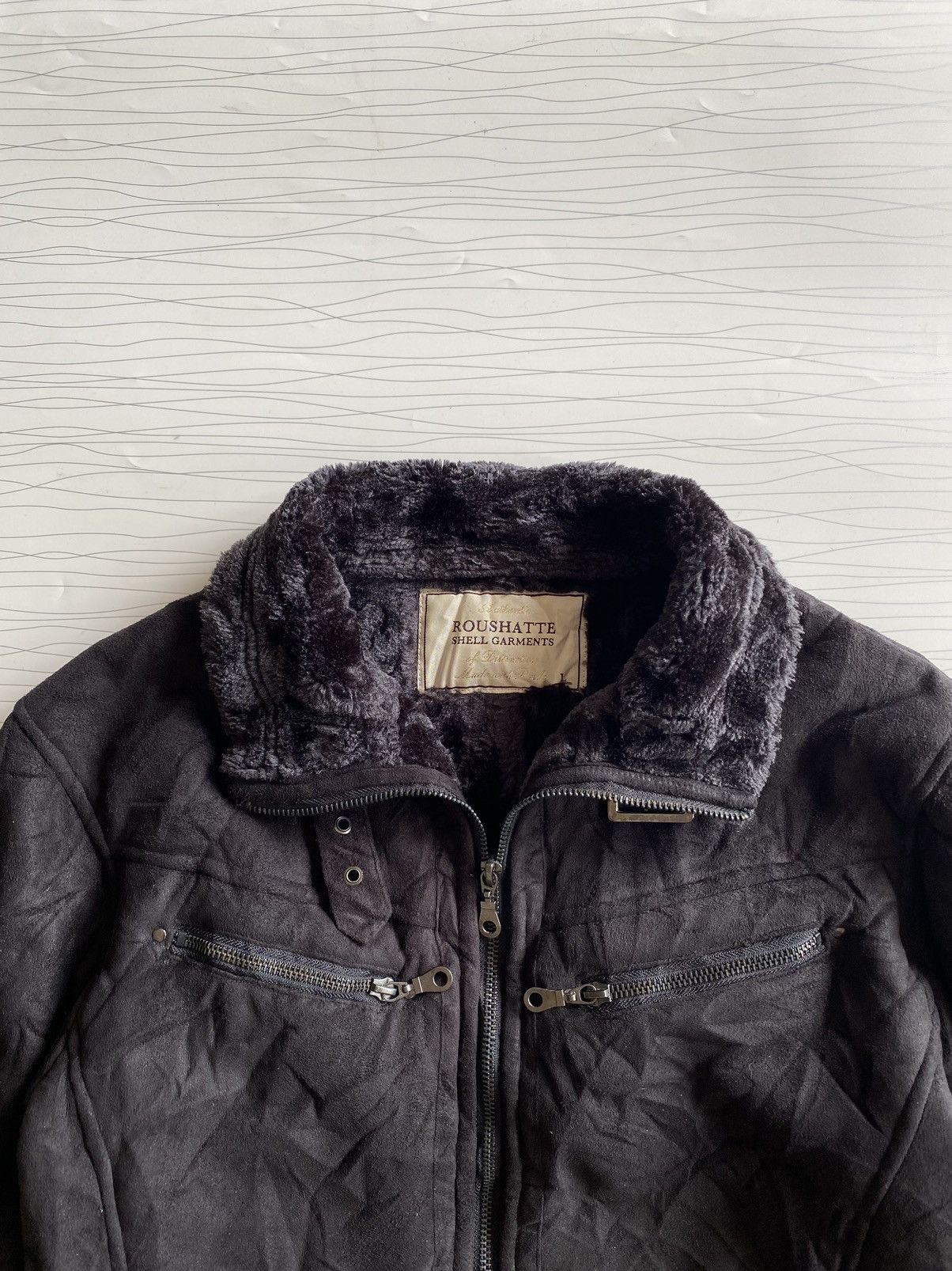 If Six Was Nine × Japanese Brand × Le Grande Bleu (L.G.B.) japanesebrand Roushatte fur linning black jacket Size US L / EU 52-54 / 3 - 8 Thumbnail