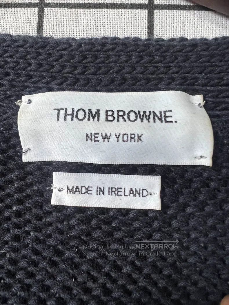 Thom Browne Thom Browne Knitted dolphin cardigan Size US L / EU 52-54 / 3 - 4 Thumbnail