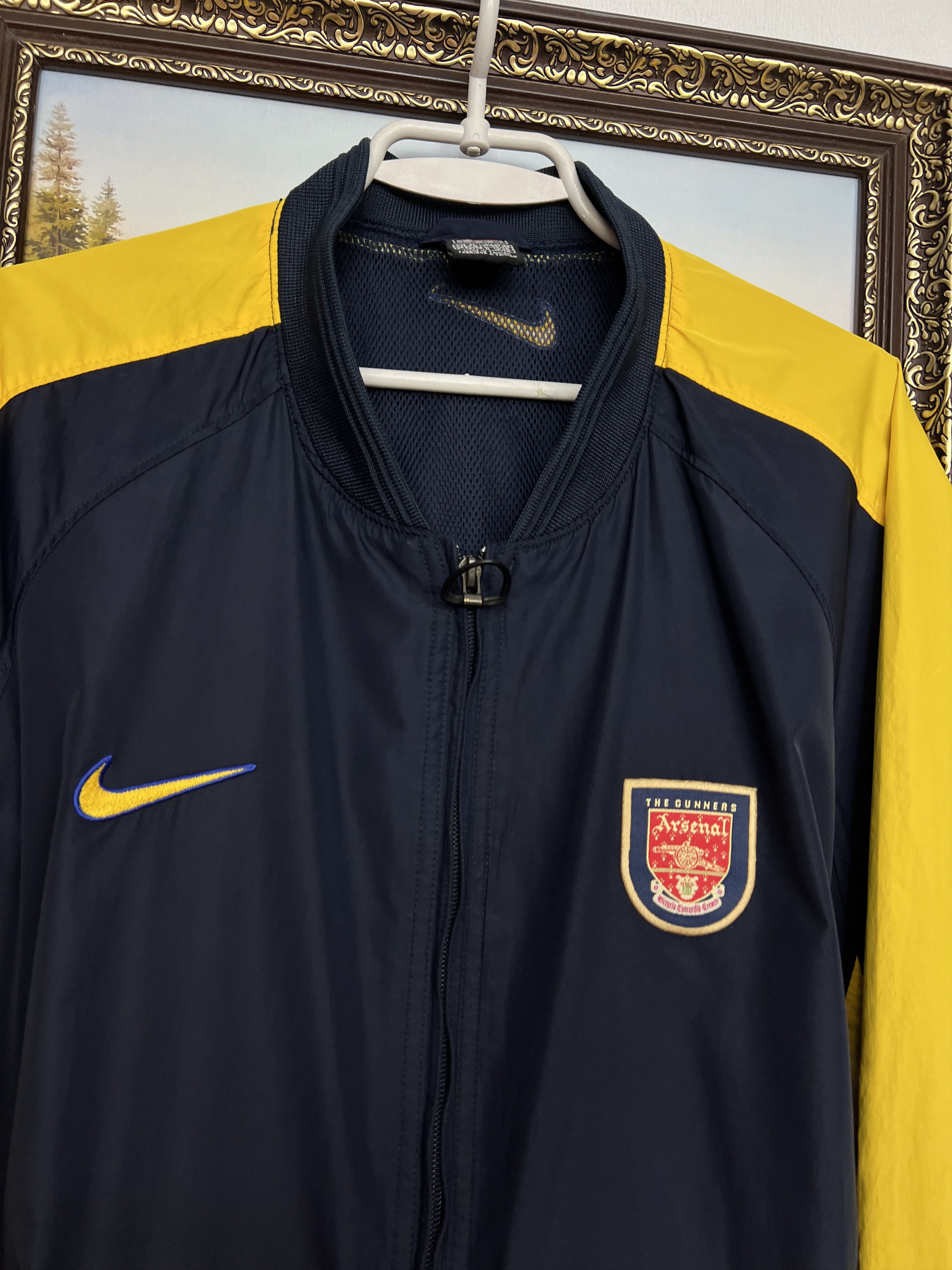 Nike Vintage Arsenal Football Jacket Soccer Track Top Windbreaker Size US XL / EU 56 / 4 - 3 Thumbnail