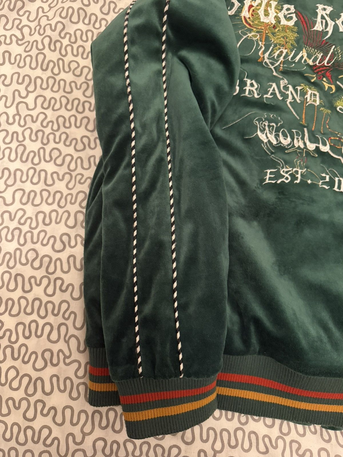 True Religion True Religion Western Velvet Bomber Jacket Size US XL / EU 56 / 4 - 6 Thumbnail
