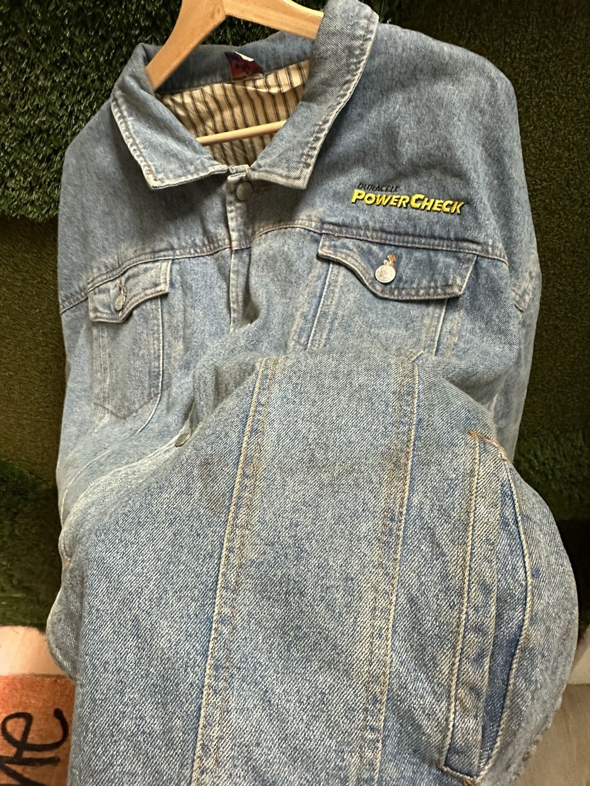 Vintage Vintage Duracell Powercell Denim Jacket Size XL Size US XL / EU 56 / 4 - 5 Thumbnail