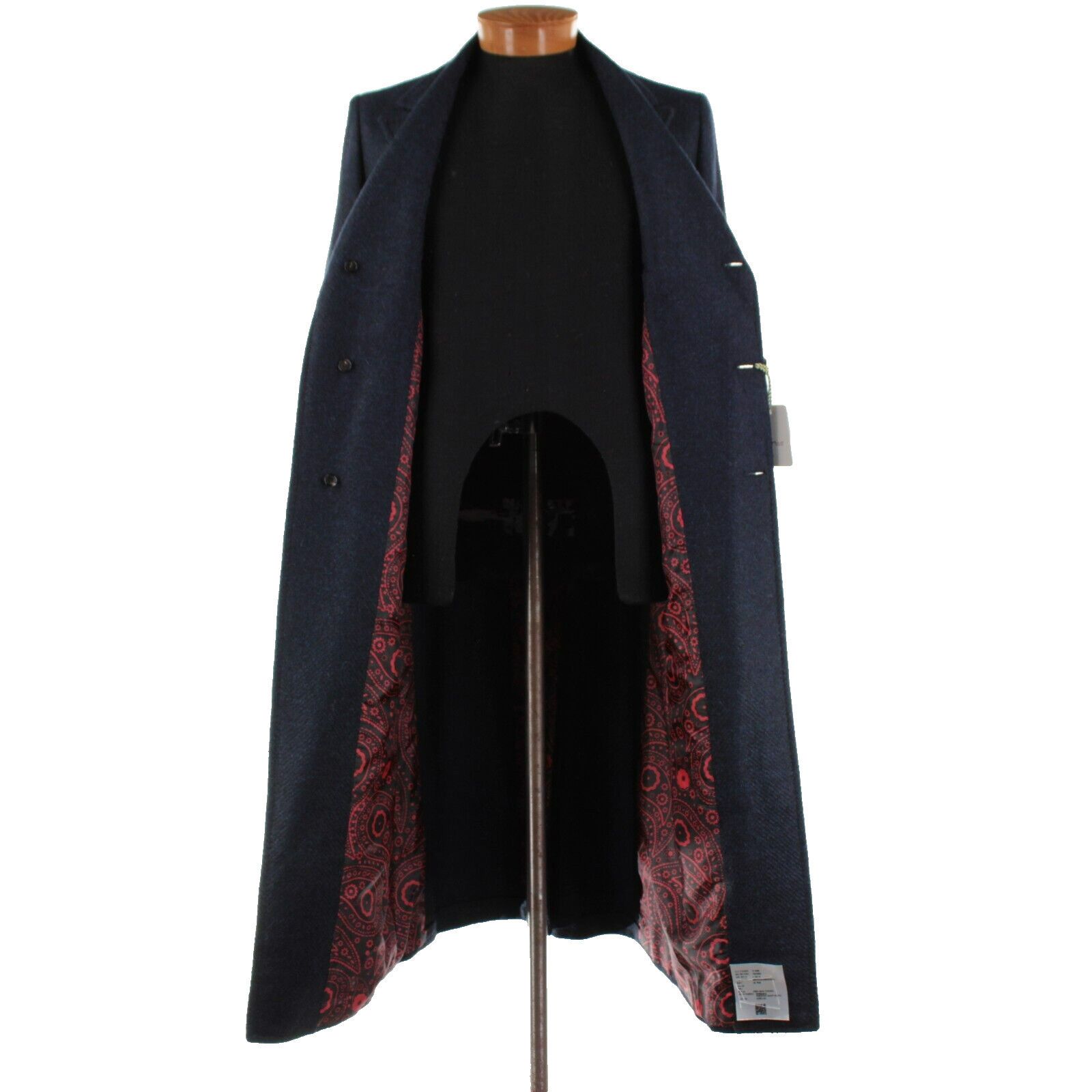 SARTORIO Sartorio Coat Size M US In Blue Wool Blend Size US M / EU 48-50 / 2 - 6 Thumbnail