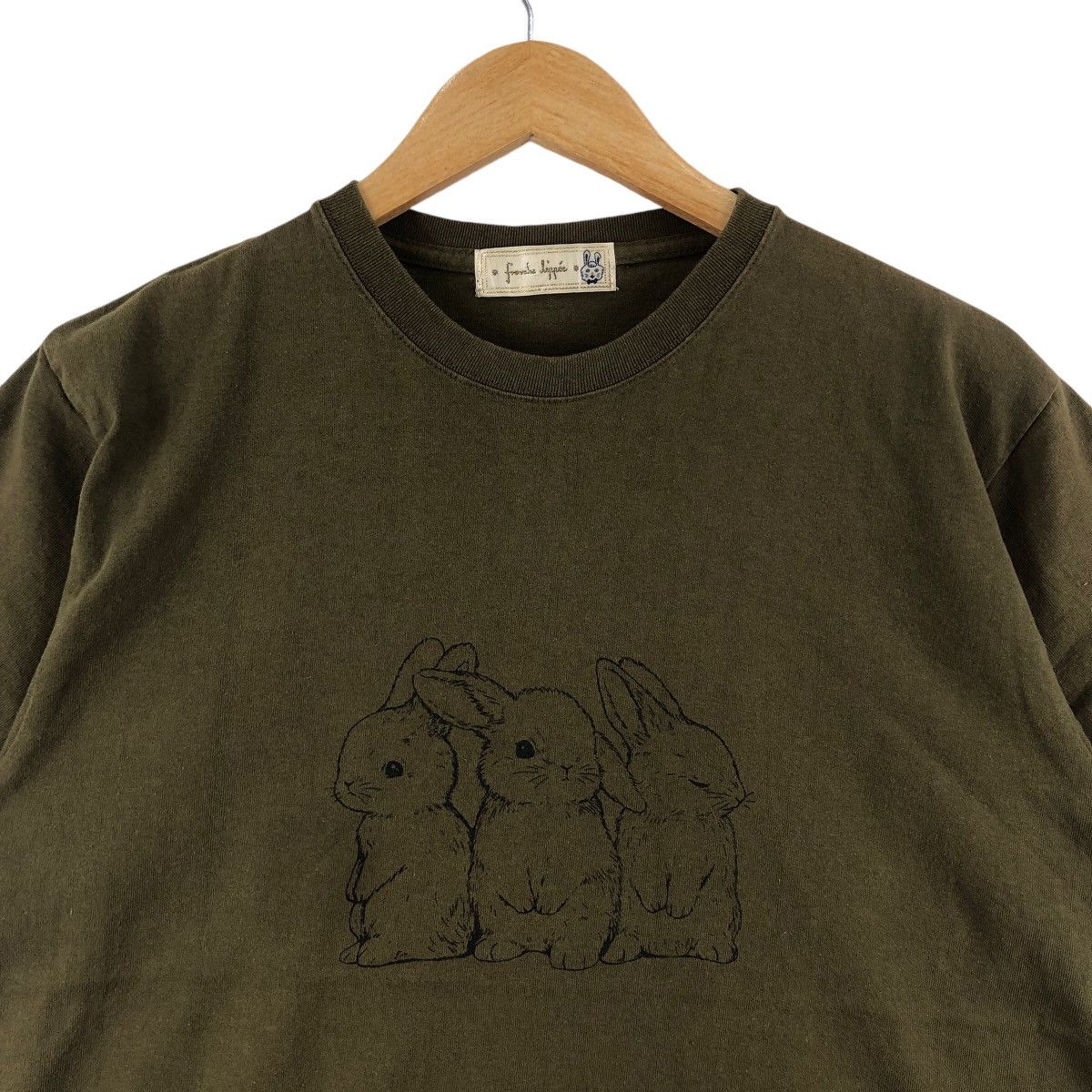 Japanese Brand × Vintage Vintage Franche Lippee T-Shirt Rabbit Logo Japanese Brand Size US L / EU 52-54 / 3 - 2 Thumbnail