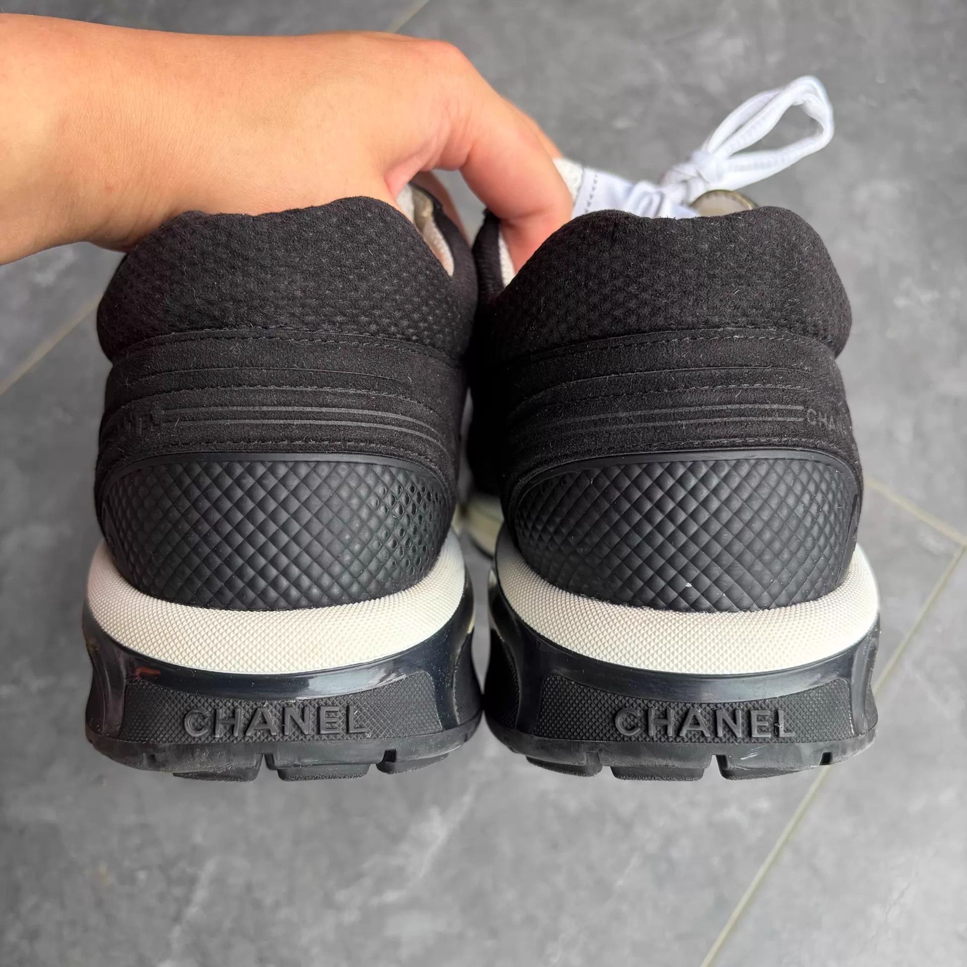 Chanel CHANEL 24S Black Toe King 42 Black/White Size US 9 / EU 42 - 3 Thumbnail