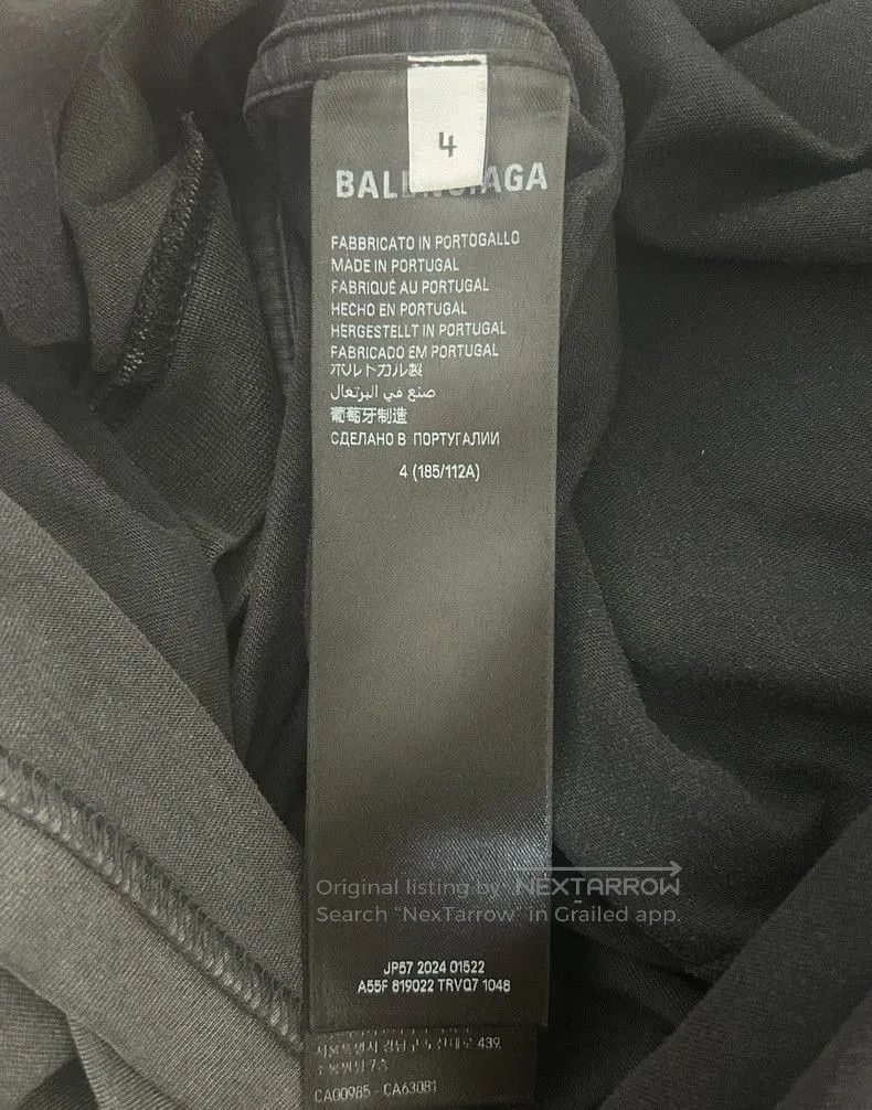 Balenciaga Balenciaga SS25 Georgia Night Longsleeve T-shirt. Size US XL / EU 56 / 4 - 3 Thumbnail