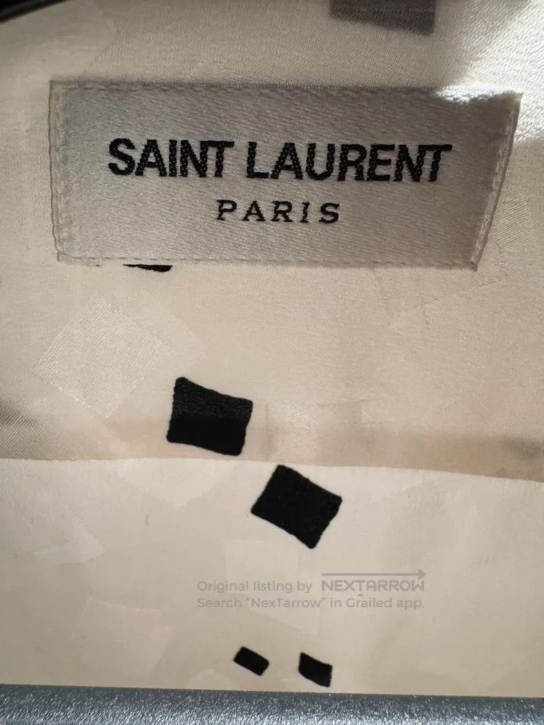 Saint Laurent Paris Saint Laurent Paris Silk Square Shirt Size US XXS / EU 40 - 4 Thumbnail