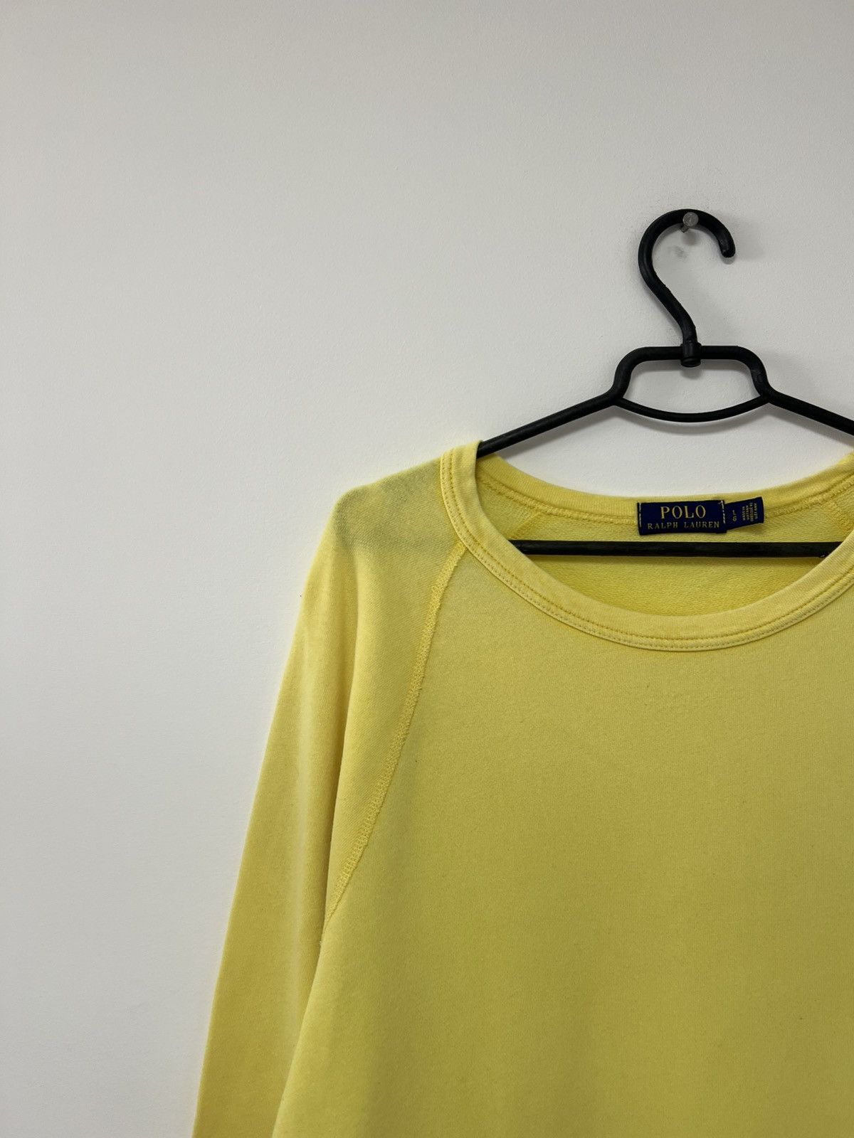Polo Ralph Lauren × Vintage Vintage Polish Ralph Lauren Yellow Sweatshirt Rare sz L Size US L / EU 52-54 / 3 - 4 Thumbnail