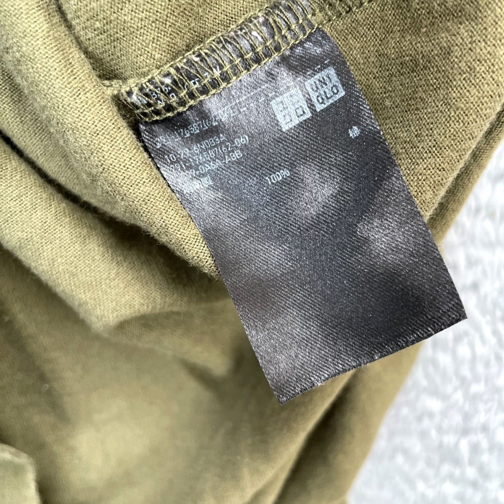 Uniqlo Uniqlo Dress Womens Small Green Tank Cotton Midi Round Neck Cocktail Minimalist Size S / US 4 / IT 40 - 4 Thumbnail