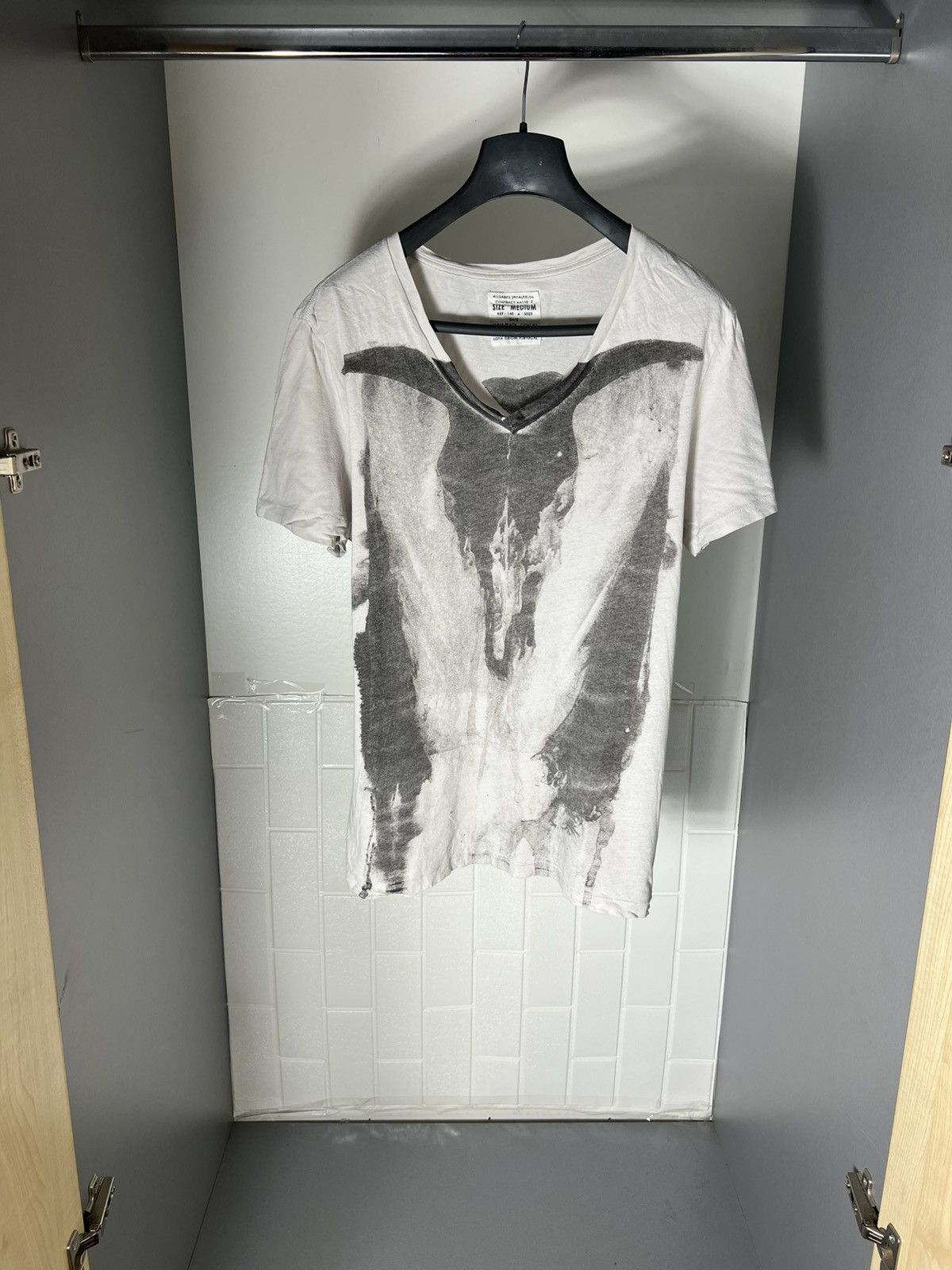 Allsaints × Vintage VERY RARE ALLSAINTS SPITALFIELDS DESIGNER T-SHIRT Y2K 90s Size US M / EU 48-50 / 2 - 1 Thumbnail