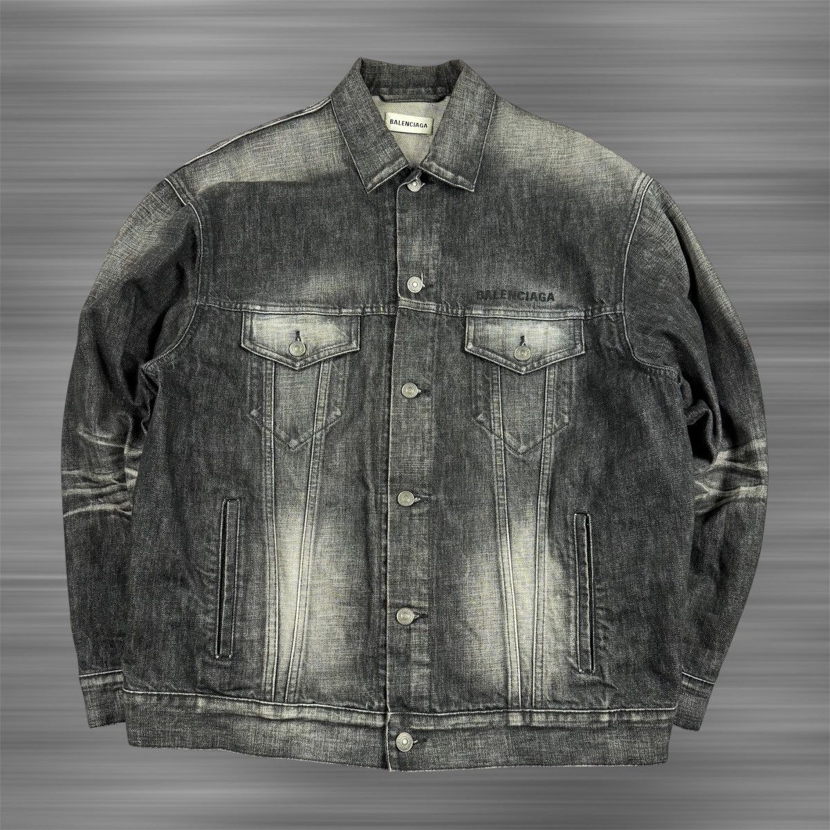 Balenciaga Balenciaga Jeans Jacket Oversized Size US L / EU 52-54 / 3 - 2 Thumbnail