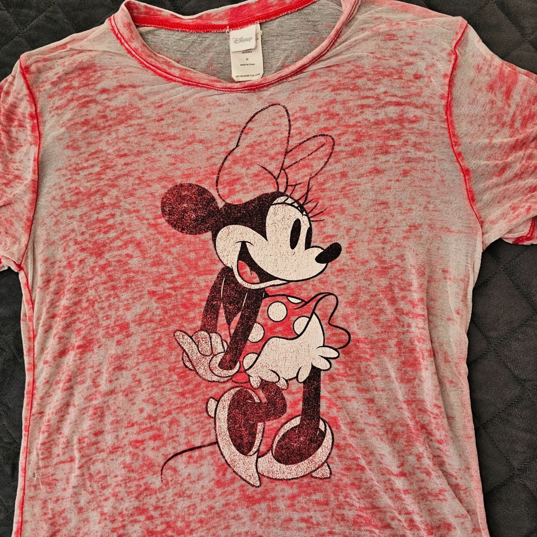 Disney Disney T-Shirt Womens M Red Minnie Mouse Short Sleeve Crew Neck Pullover Logo Casual 90s Size M / US 6-8 / IT 42-44 - 7 Thumbnail