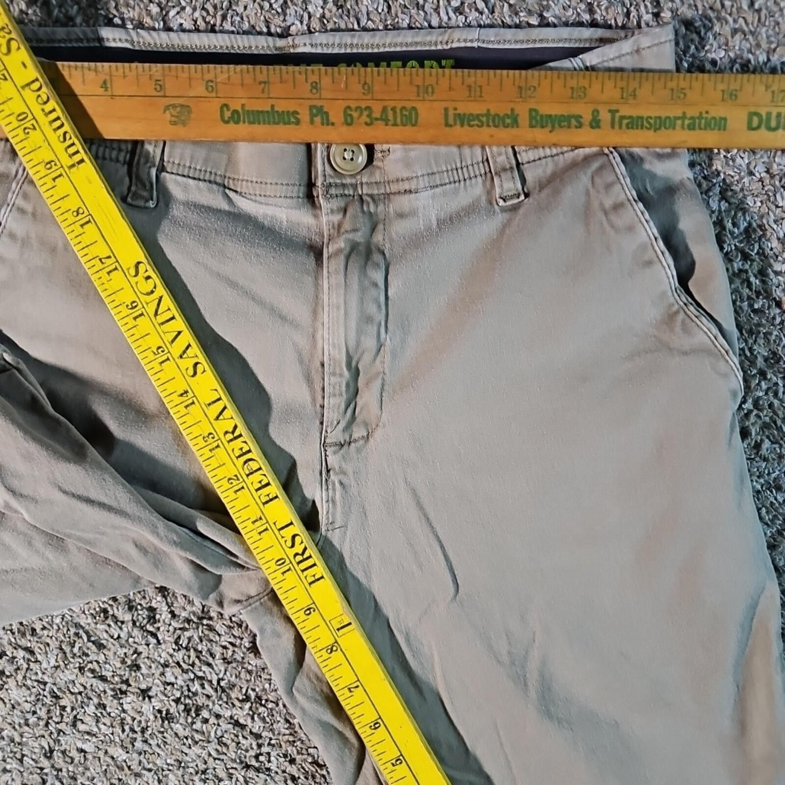 Lee Lee Extreme Comfort Sz 30 Beige Khaki Shorts Size US 30 / EU 46 - 5 Thumbnail