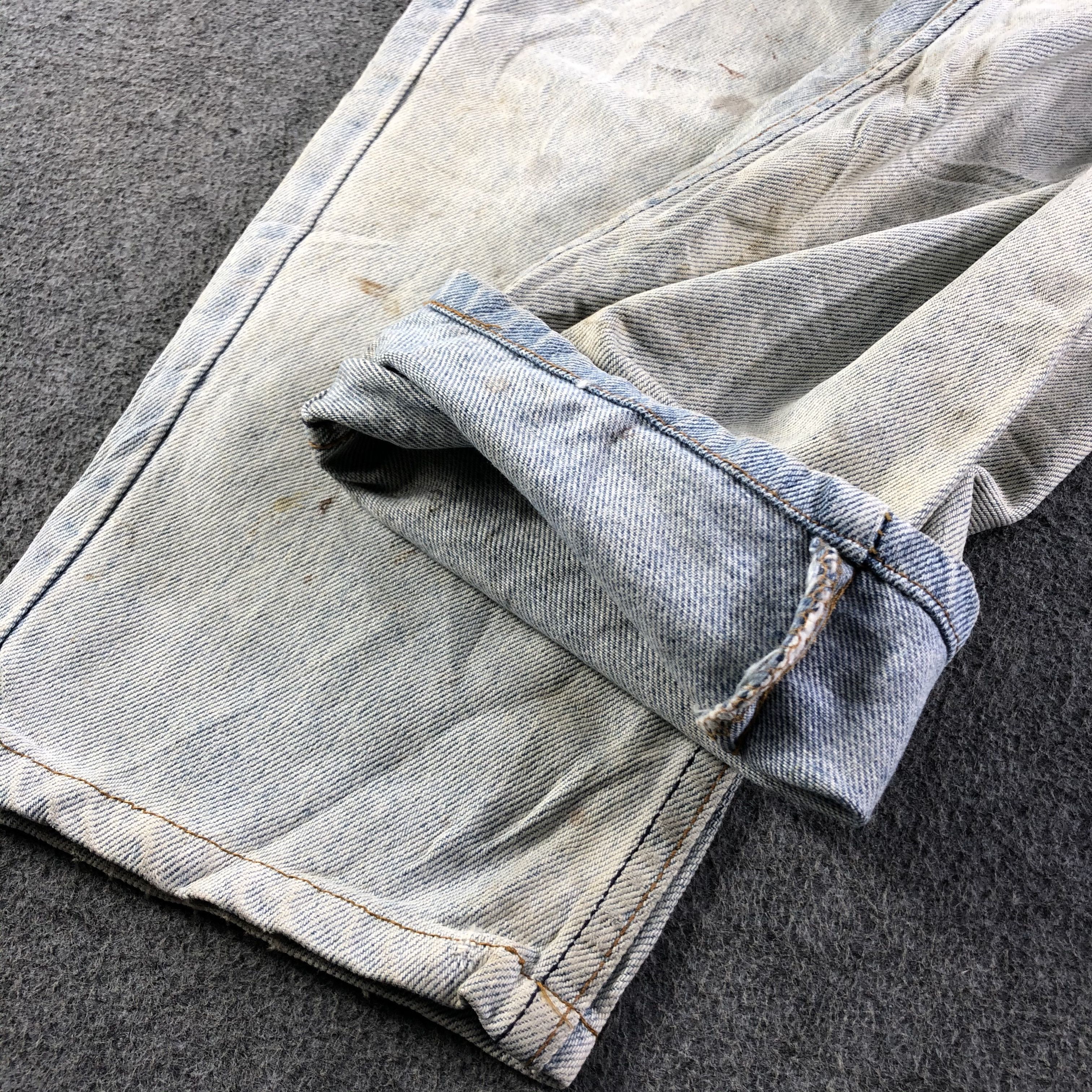 Levi's 90s Vintage Light Wash Levis Jeans-J3800 Size US 32 / EU 48 - 5 Thumbnail