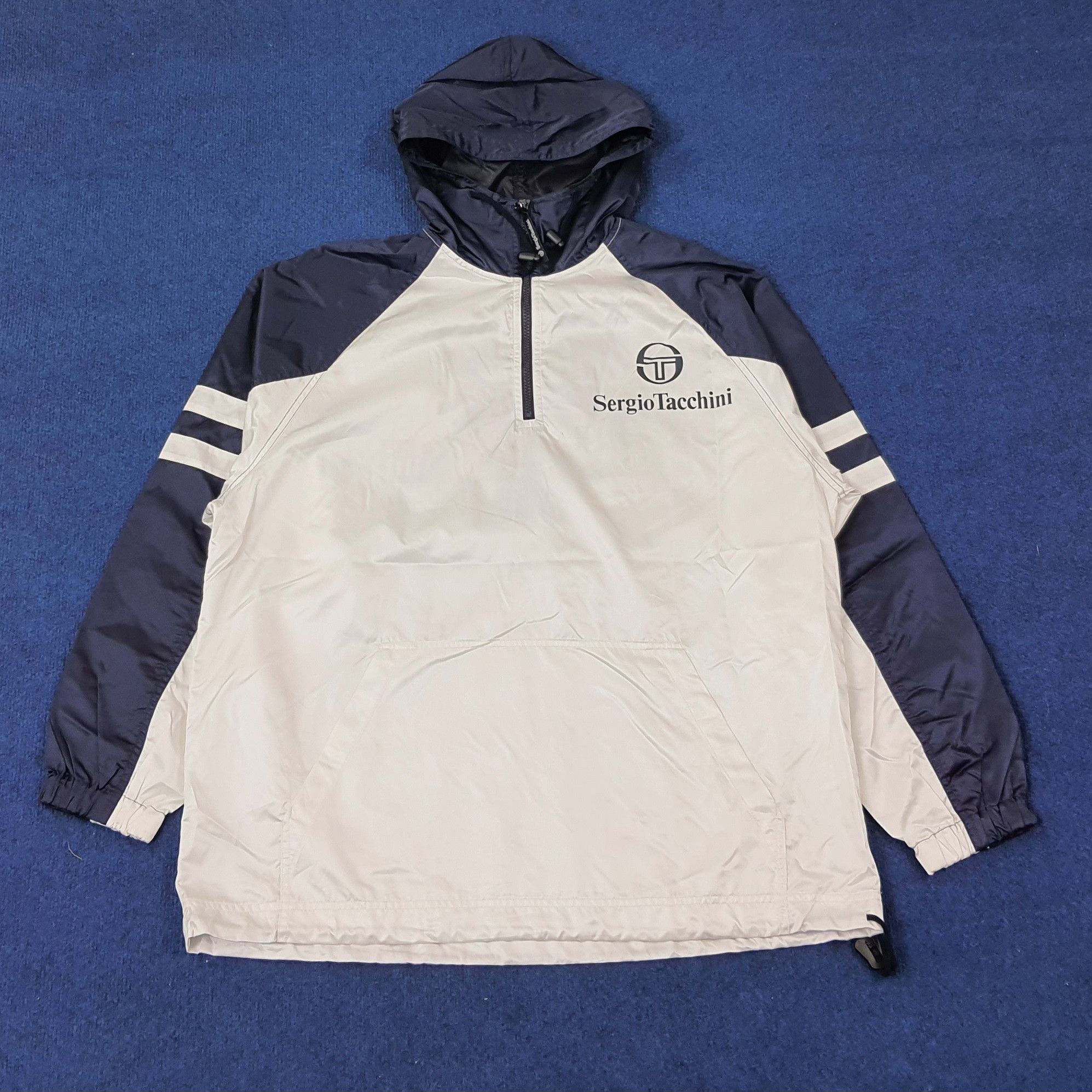 Sergio Tacchini Vintage Sergio Tacchini Half Zipper Jacket C238N10 Size US XL / EU 56 / 4 - 3 Thumbnail