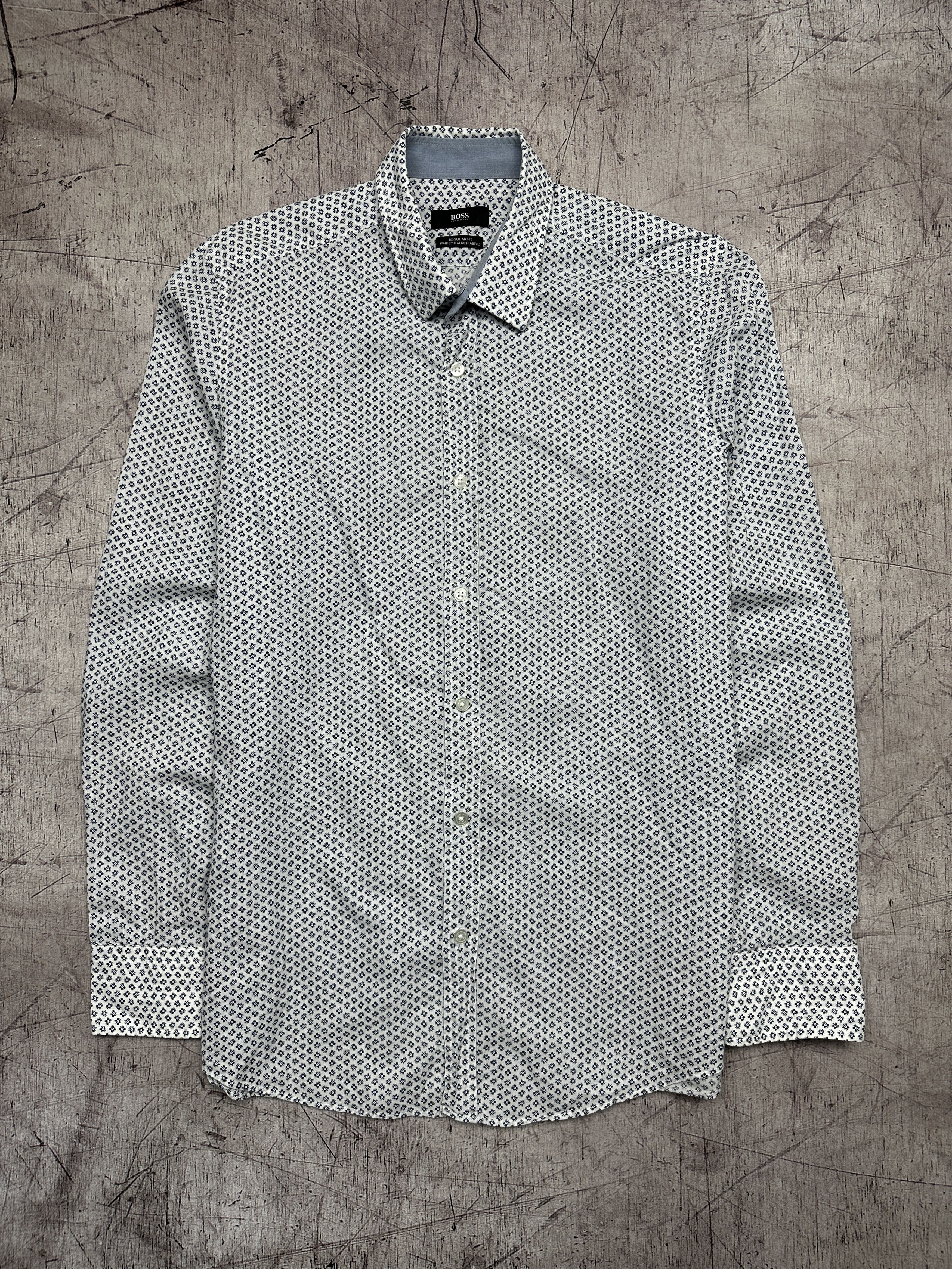 Hugo Boss Hugo Boss Mens Long Sleeve Shirt Size US M / EU 48-50 / 2 - 1 Thumbnail