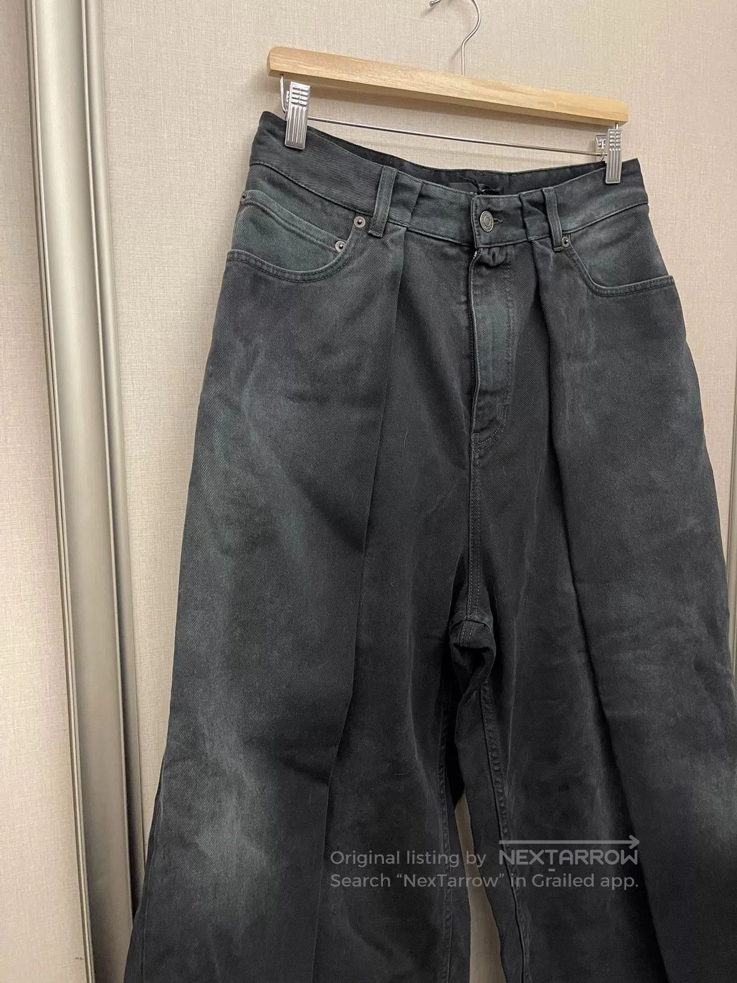 Balenciaga balenciaga baggy black wide. Size US 26 / EU 42 - 3 Thumbnail