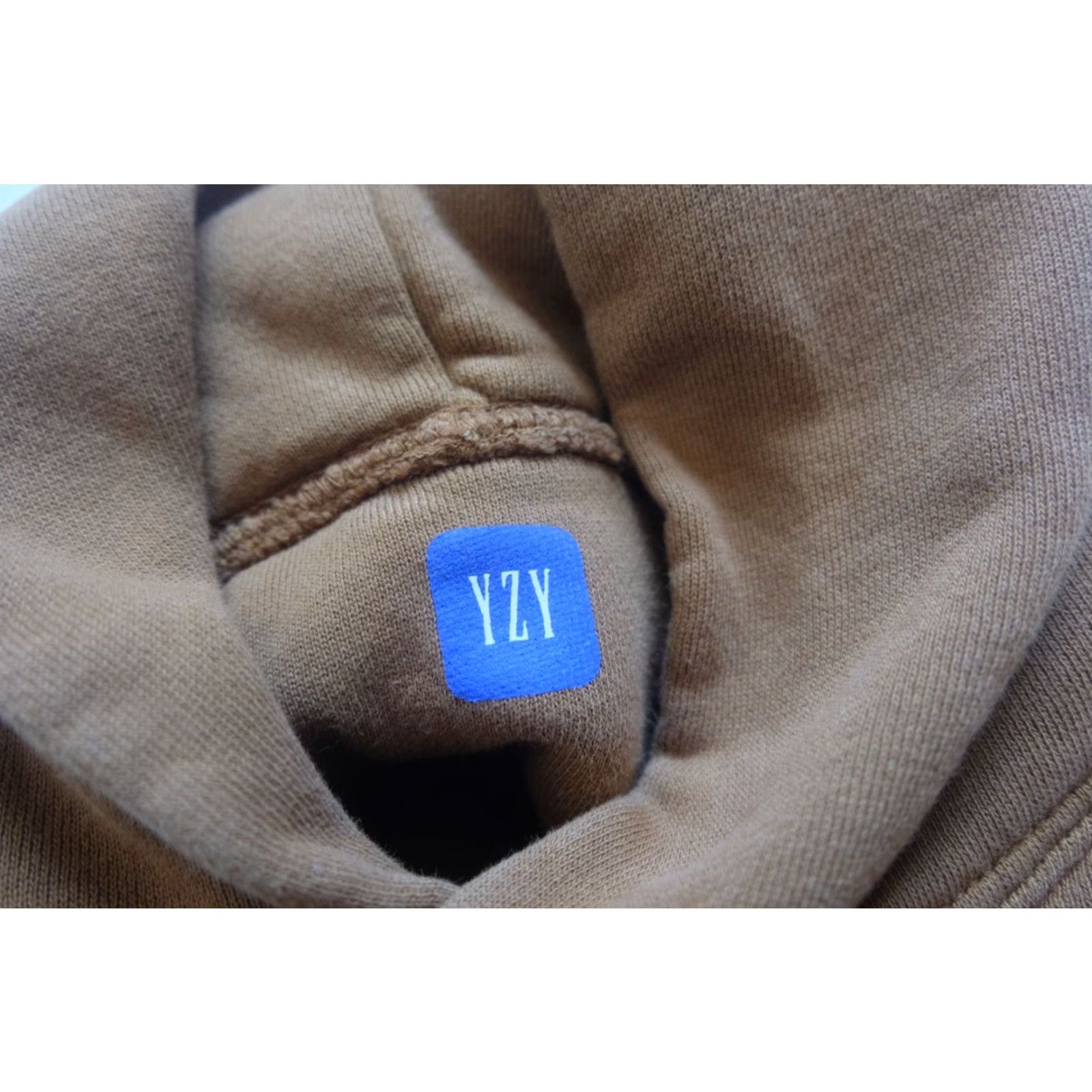 Gap VINTAGE GAP YZY BROWN Y2K VTG BLANK YE KANYE WEST DOUBLE LAYER BROWN HOODIE SWEAT 2021 SZ M Size US M / EU 48-50 / 2 - 6 Thumbnail