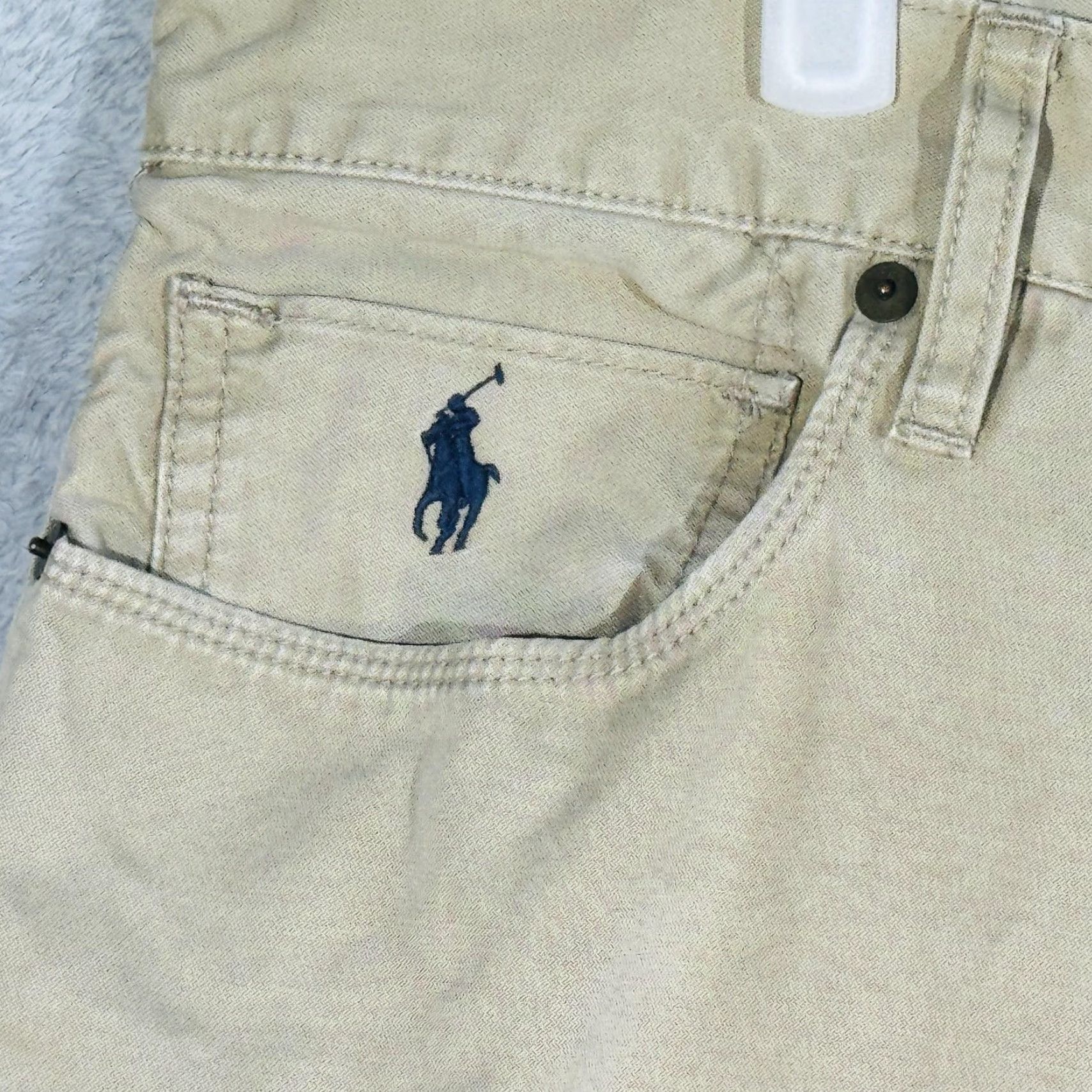Polo Ralph Lauren Polo Ralph Lauren Khakis Mens 36x34 Beige Cotton Authentic Dungarees Zip Fly Size US M / EU 48-50 / 2 - 3 Thumbnail