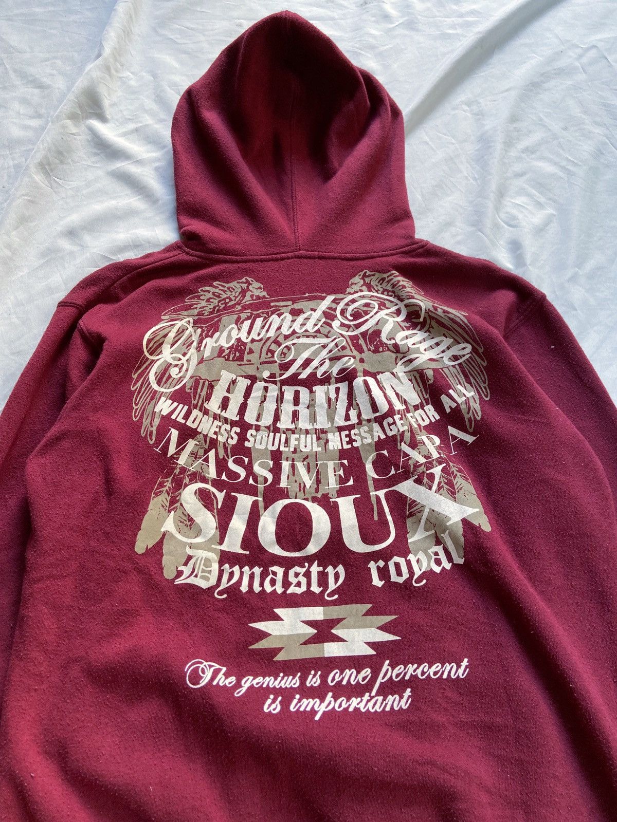 Japanese Brand BEAUMERE GROUND RAGE THE HORIZON HOODIE Size US M / EU 48-50 / 2 - 9 Thumbnail