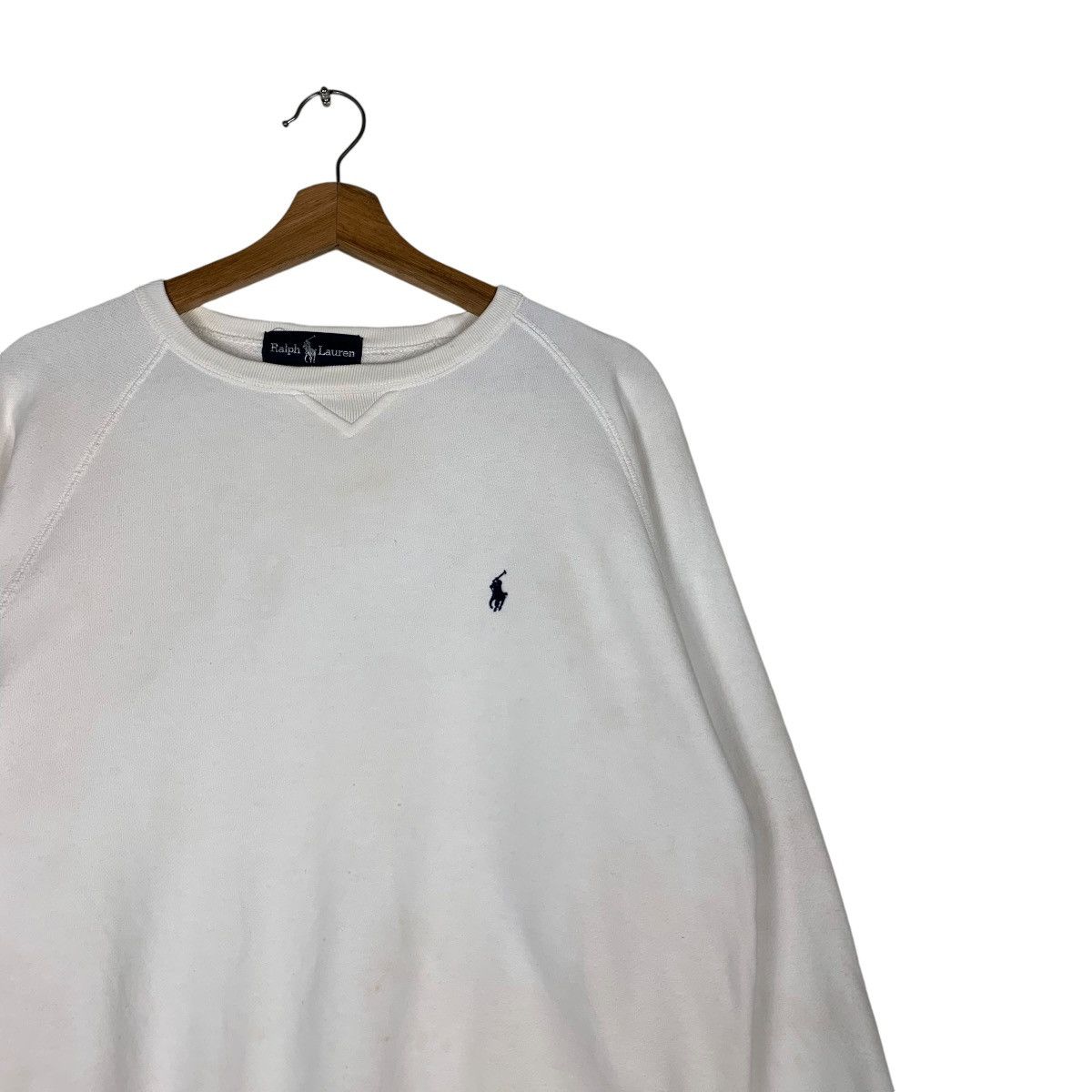 Polo Ralph Lauren RALPH LAUREN Embroidery Small Pony Logo Sweatshirt #1313-C59 Size US L / EU 52-54 / 3 - 5 Thumbnail