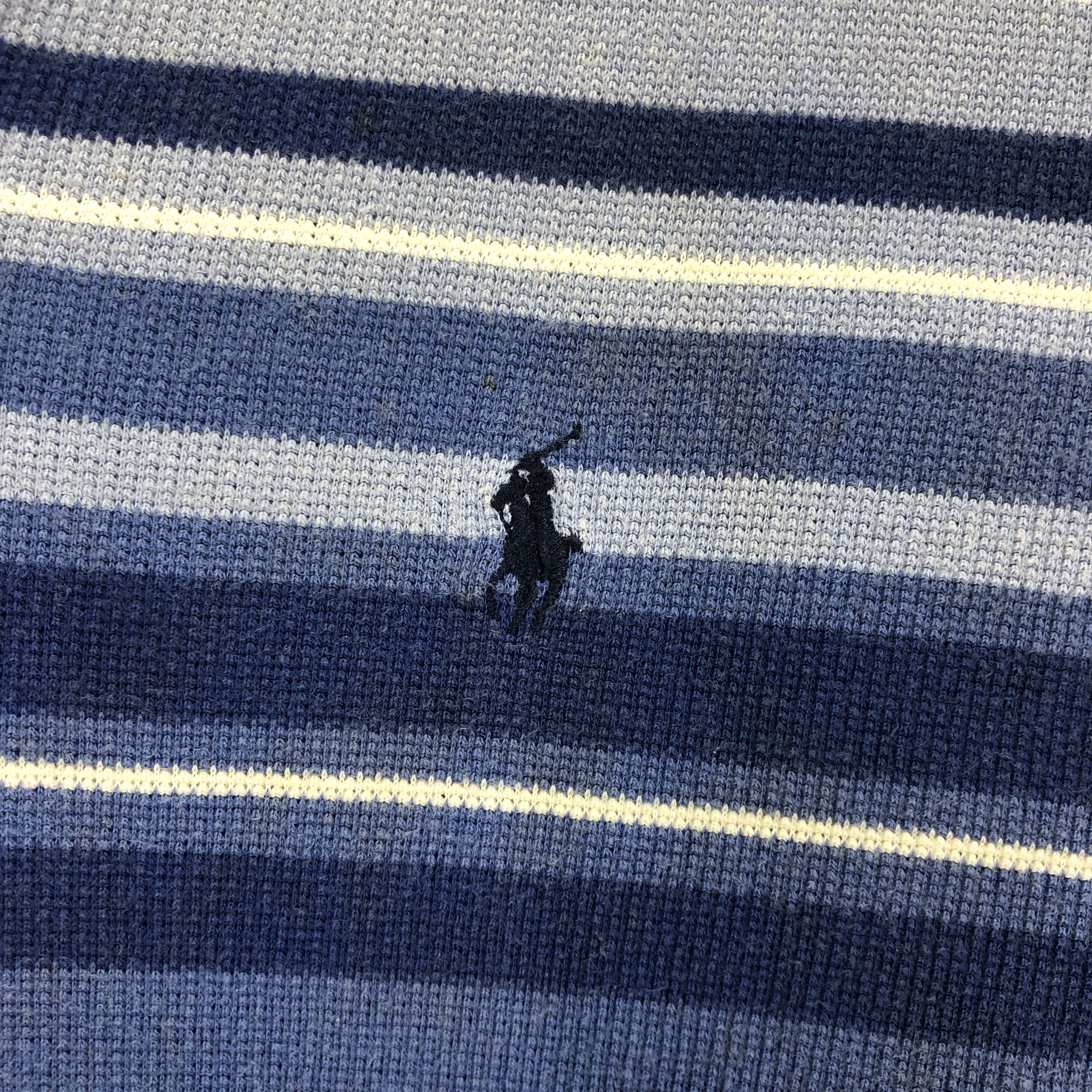 Polo Ralph Lauren 90s Vintage POLO RALPH LAUREN Stripe T Shirt #1529/AZ Size US S / EU 44-46 / 1 - 3 Thumbnail