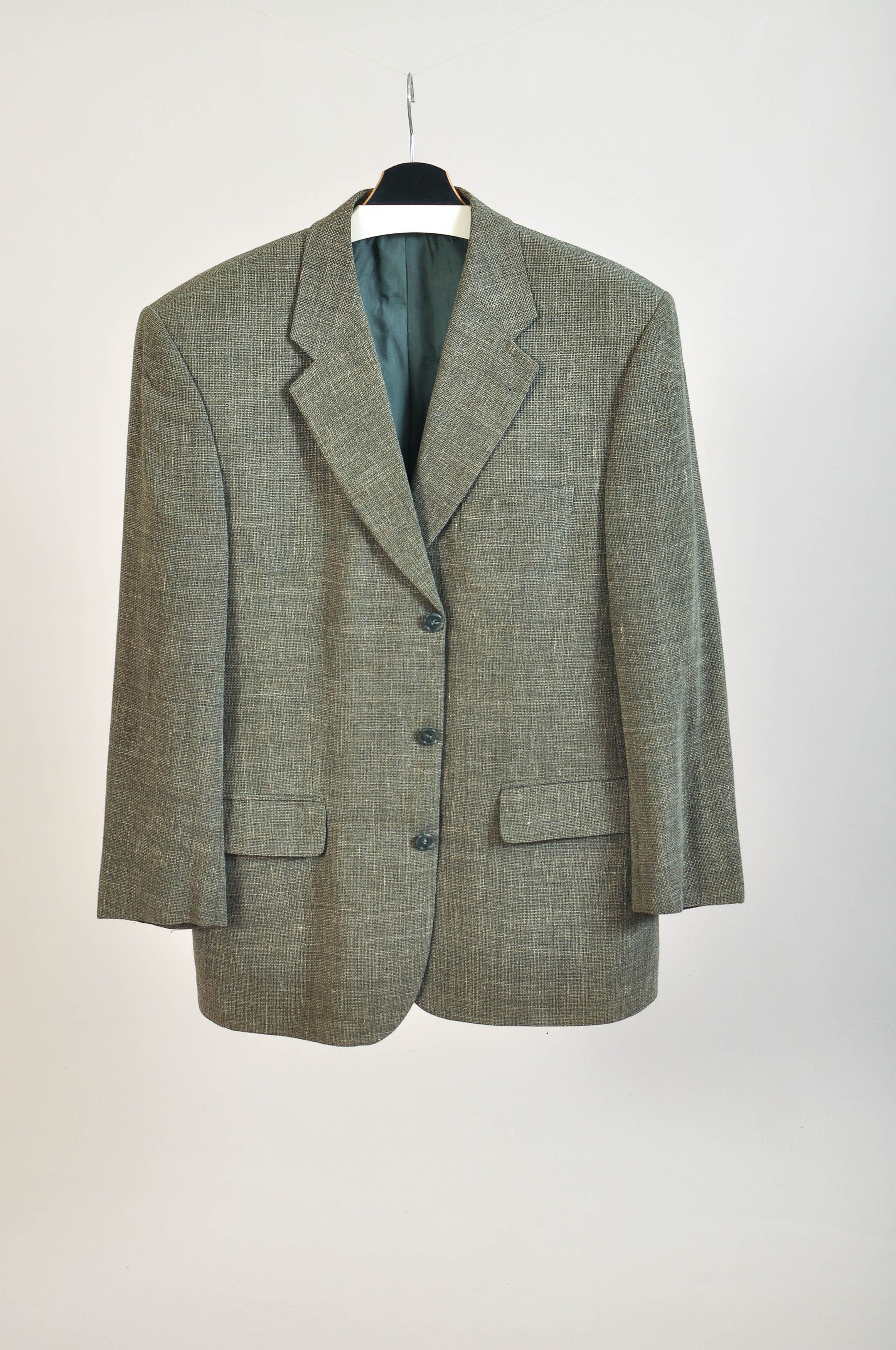 Other Vintage 90s green blazer jacket Size 44R - 1 Thumbnail