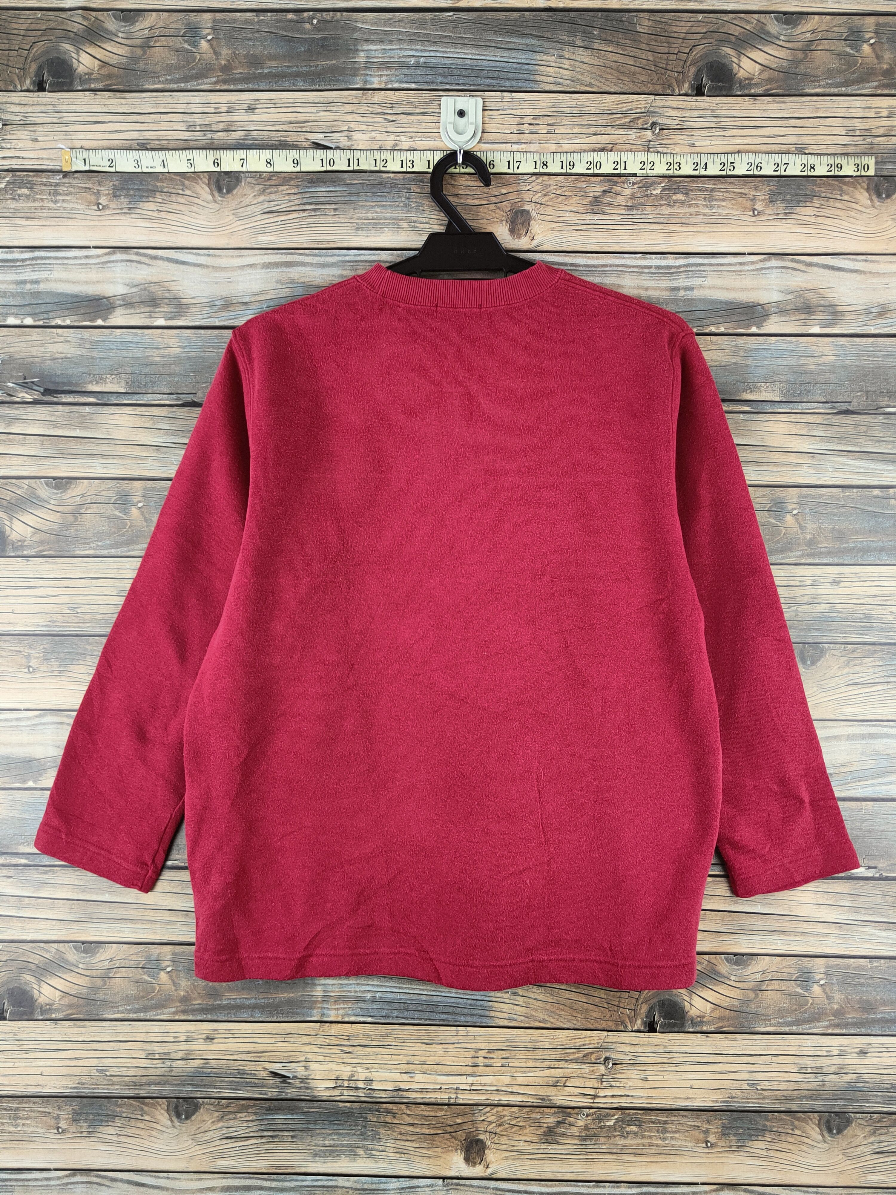 Japanese Brand Vintage Faded Polo Red Sweatshirts Size US M / EU 48-50 / 2 - 7 Thumbnail