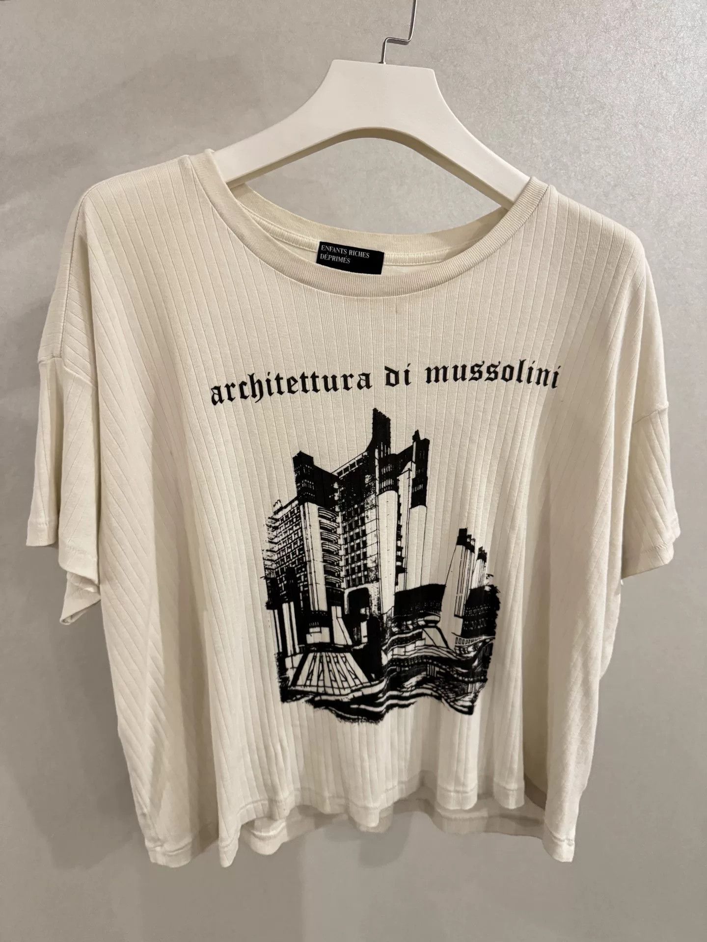 Ermenegildo Zegna ERD 25SS Mussolini Short Sleeve Tee Size US L / EU 52-54 / 3 - 1 Thumbnail