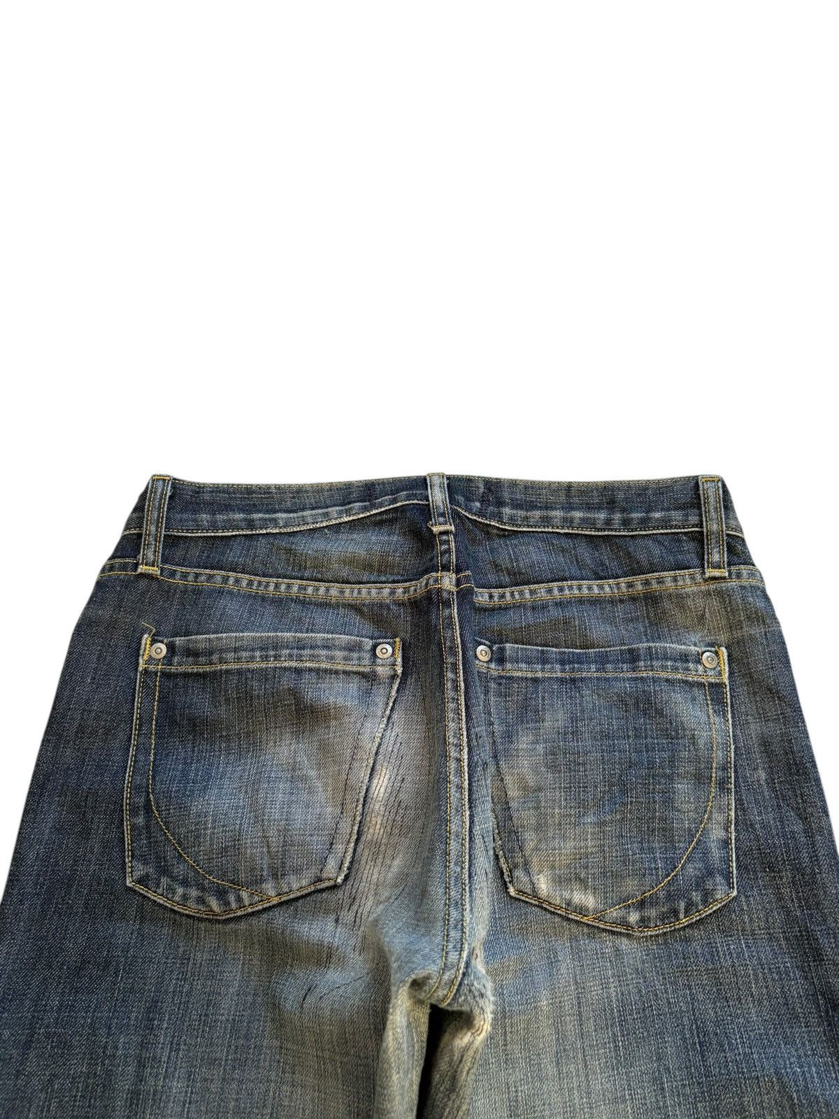 Paper Denim & Cloth Vintage Paper Denim & Cloth Mud Wash Bootcut Flare Jeans Size US 30 / EU 46 - 8 Thumbnail