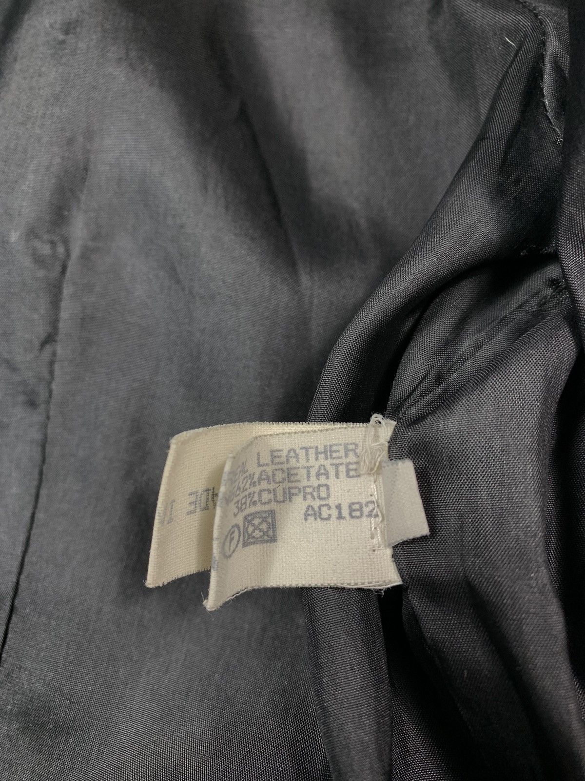 Trussardi × Vintage Vintage 90s Trussardi leather jacket blazer opium bondage Size L / US 10 / IT 46 - 6 Thumbnail