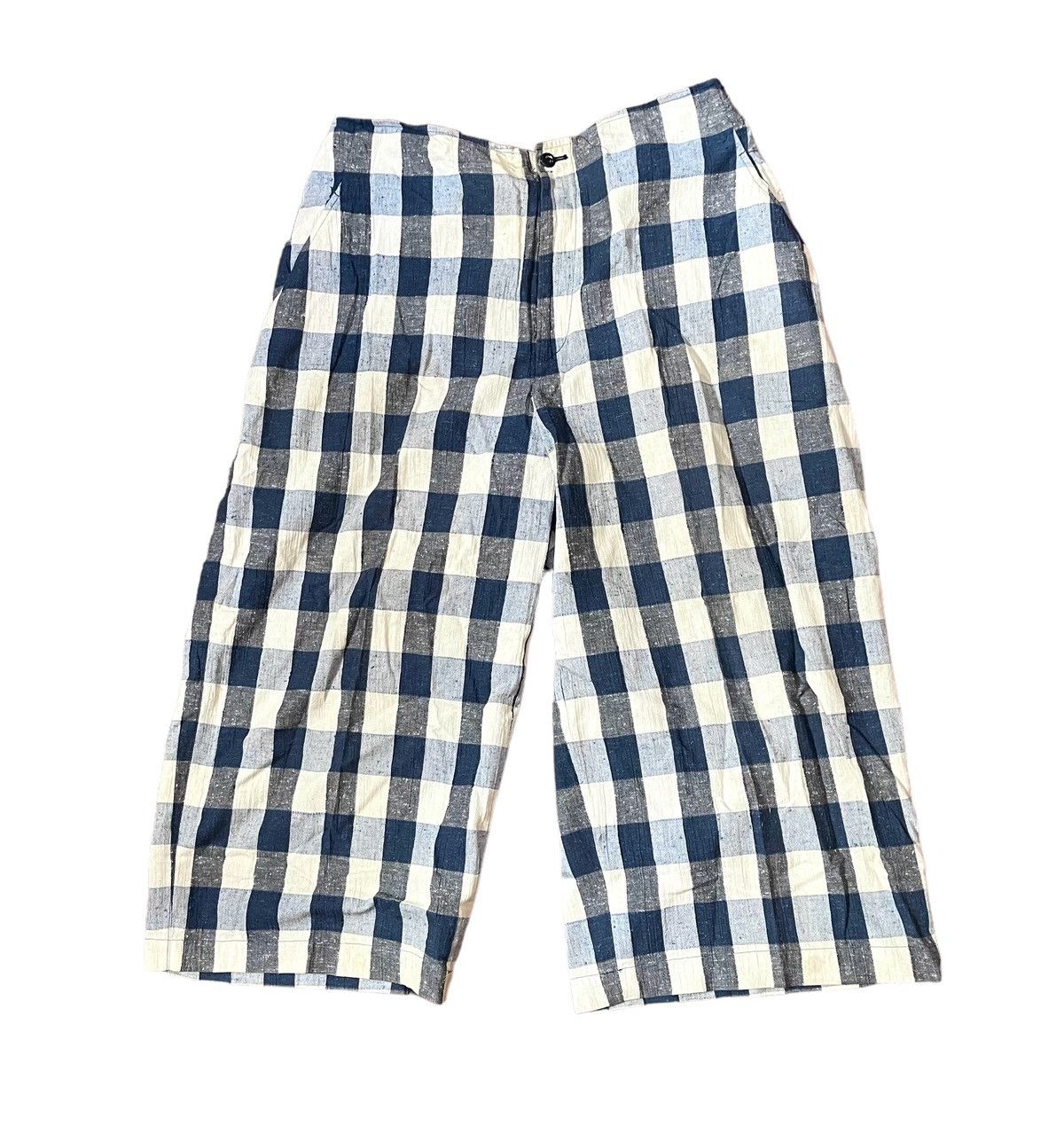*FINAL DROP* Vintage issey miyake plaid wide leg trousers