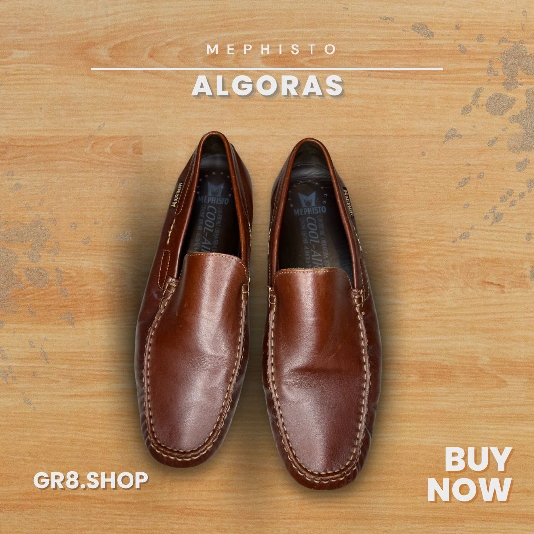 Mephisto Mephisto Algoras Brown Leather Mens Slip-On Loafers Size 13 Size US 13 / EU 46 - 1 Thumbnail
